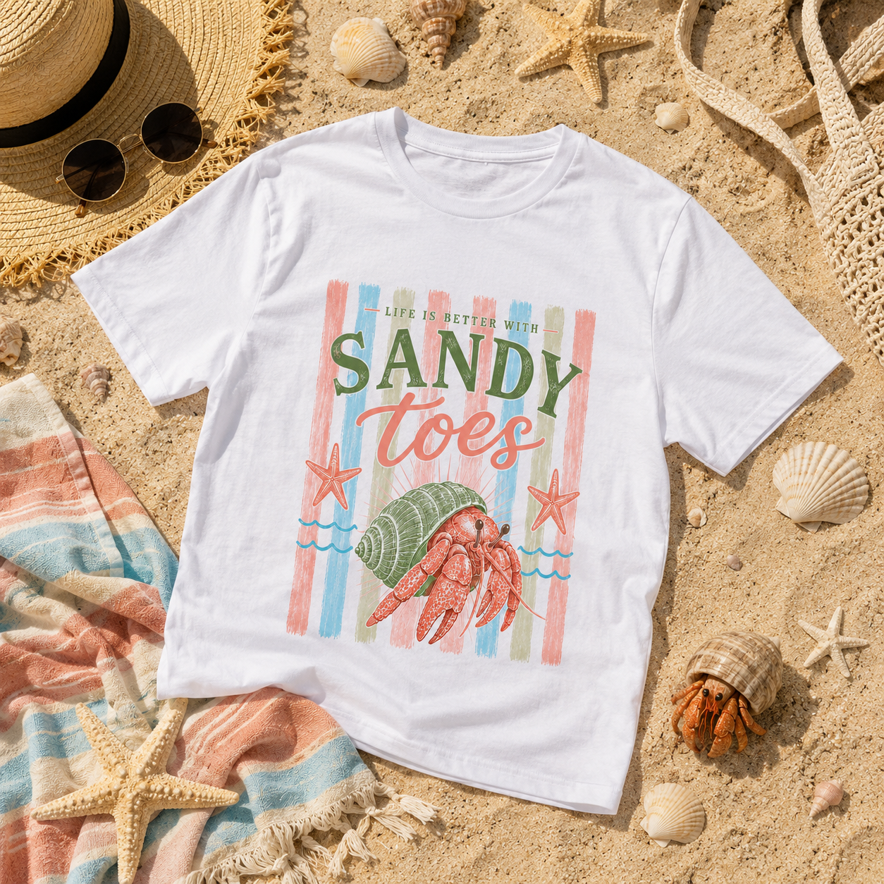 Sandy Toes Tee