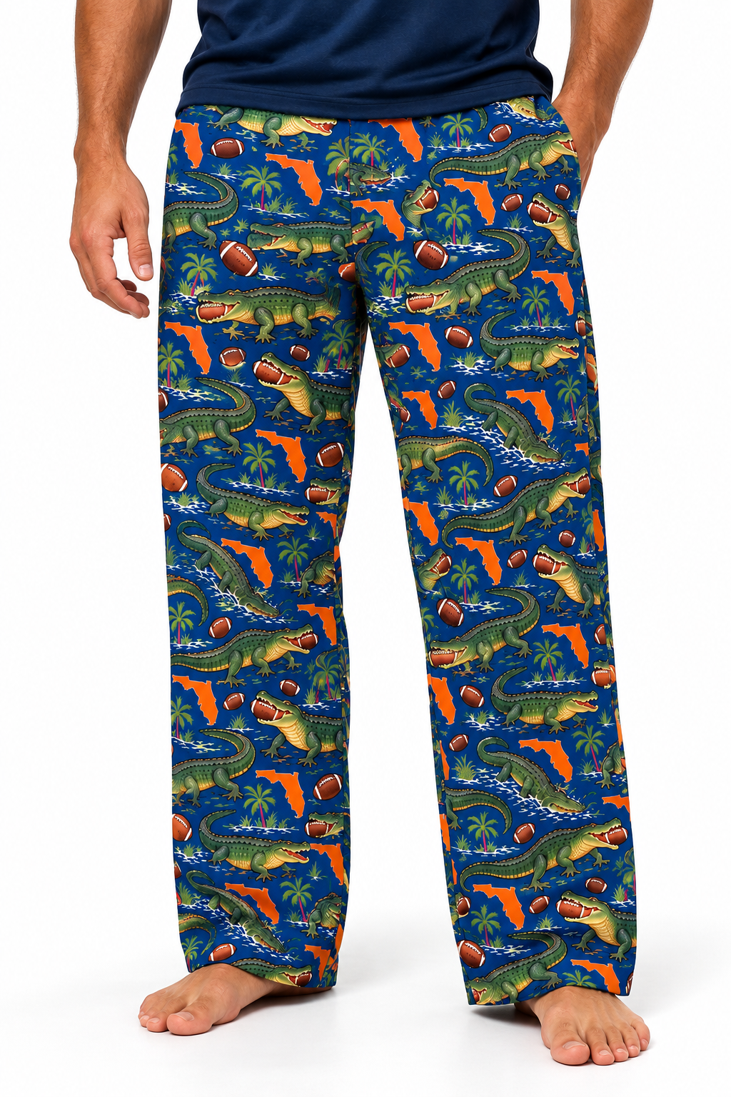 Florida Football Chomp Unisex Wide-Leg Pants