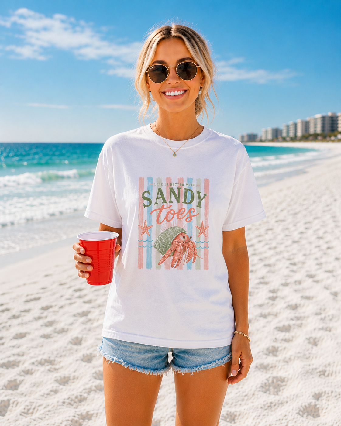 Sandy Toes Tee