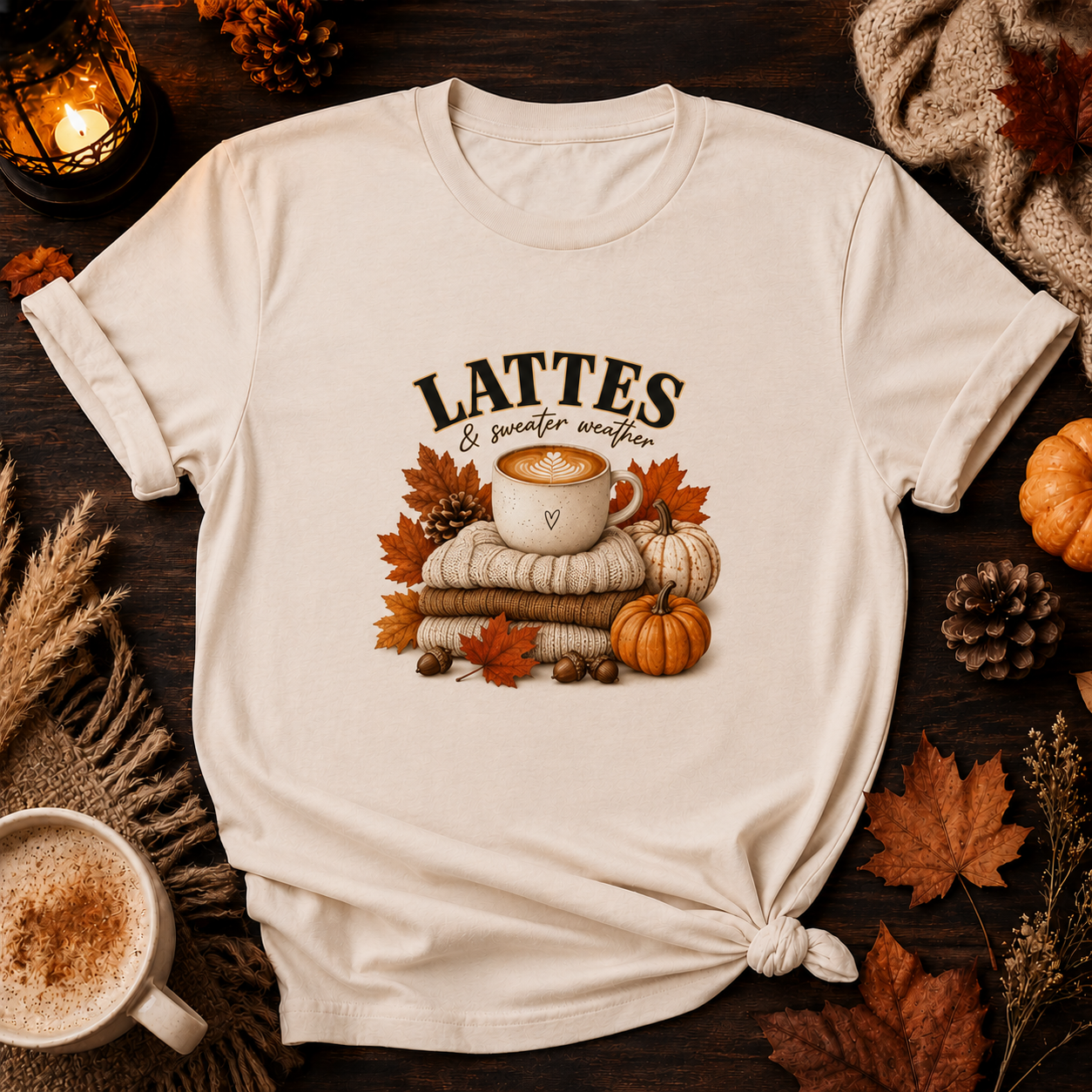 Lattes & Sweater Weather Tee