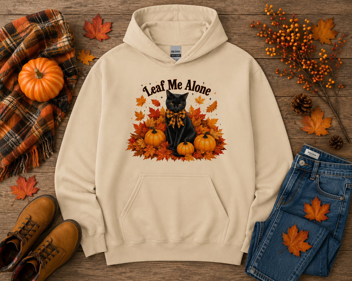 Leaf Me Alone Hoodie