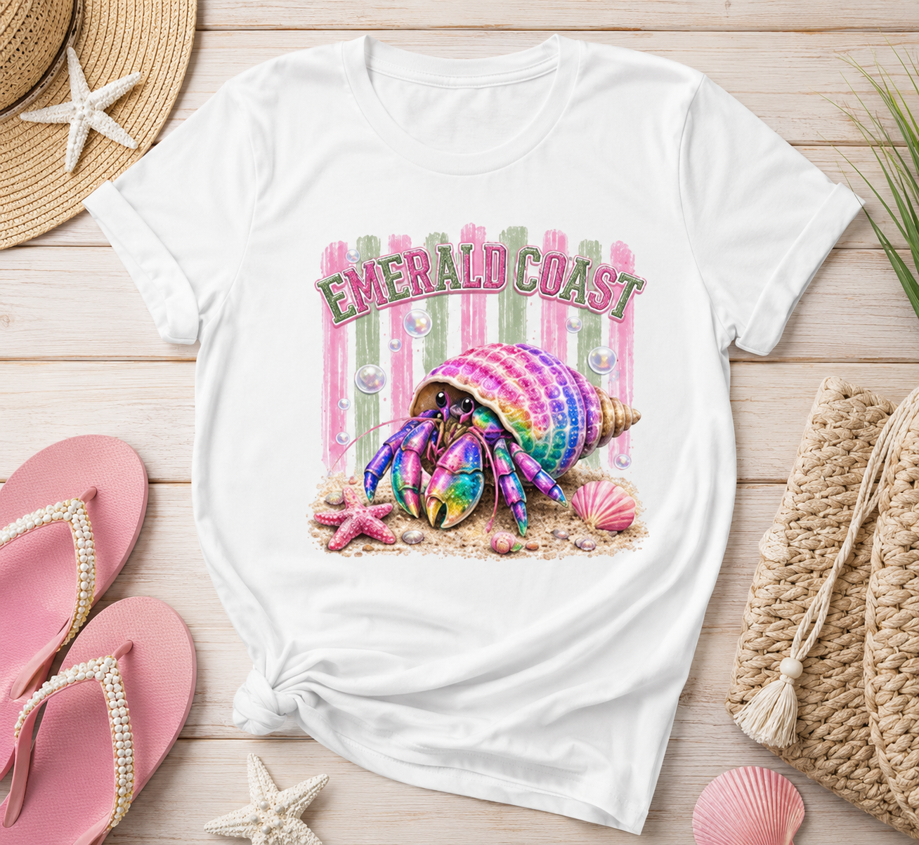 Sparkle Beachy Hermit Crab™ Tee