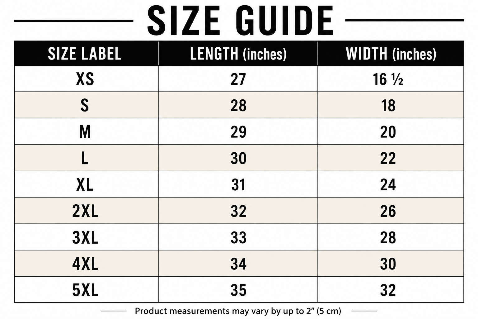 Bella Tee Size.png