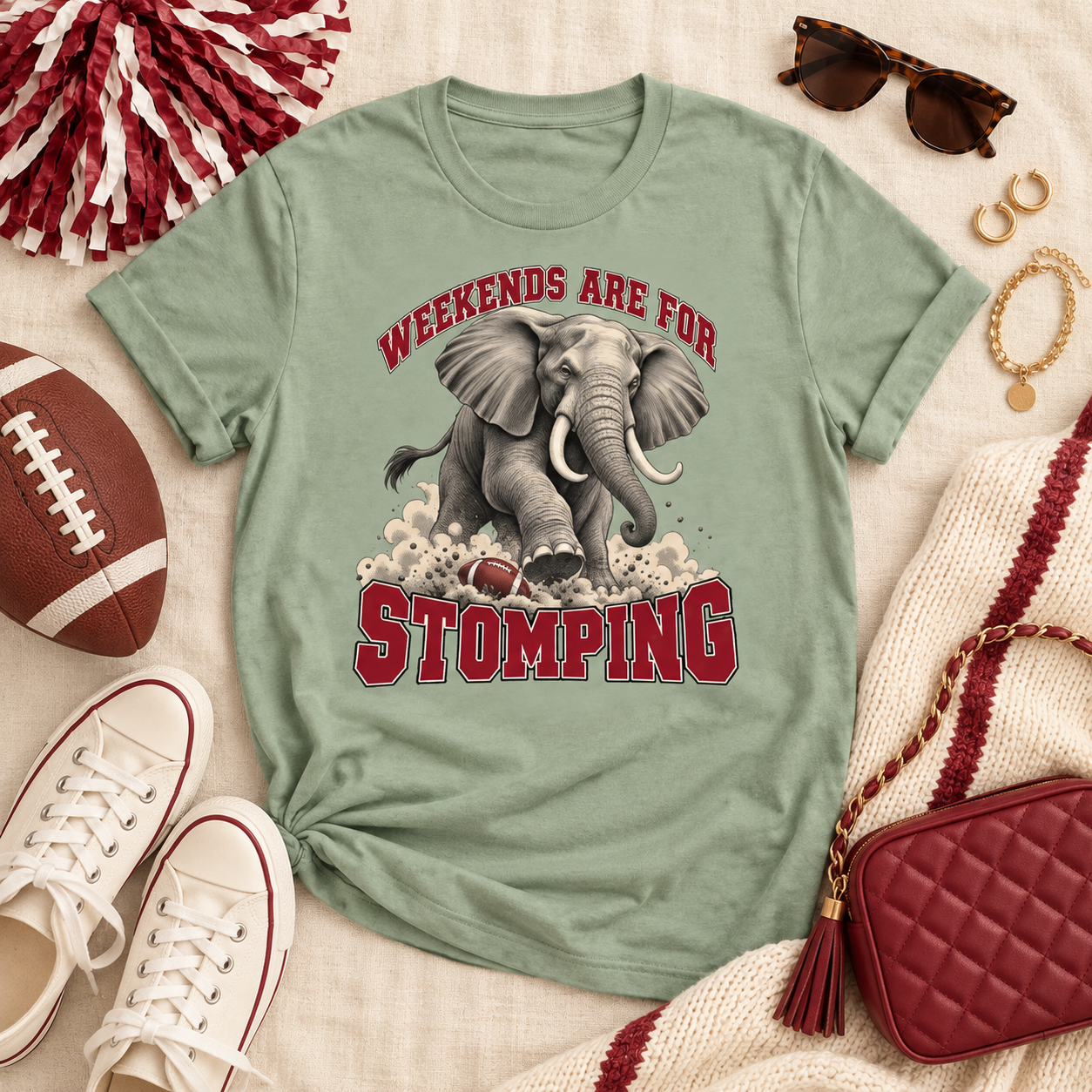 Weekends are for Stomping, Alabama Tee