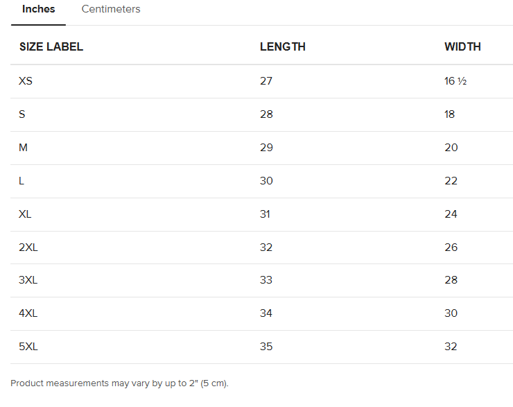 Bella Tee Size.png