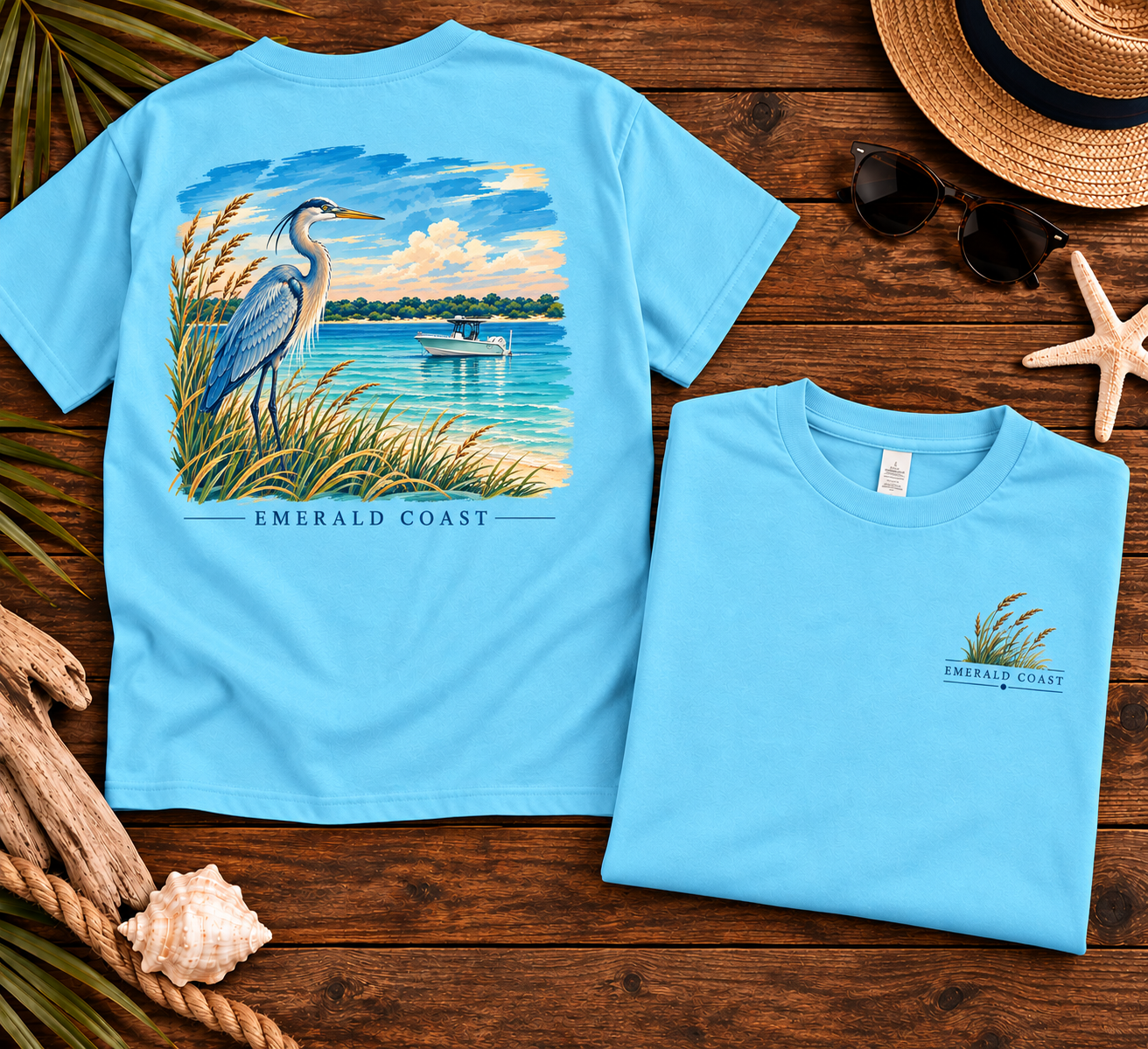 Blue Heron Coastal Tee