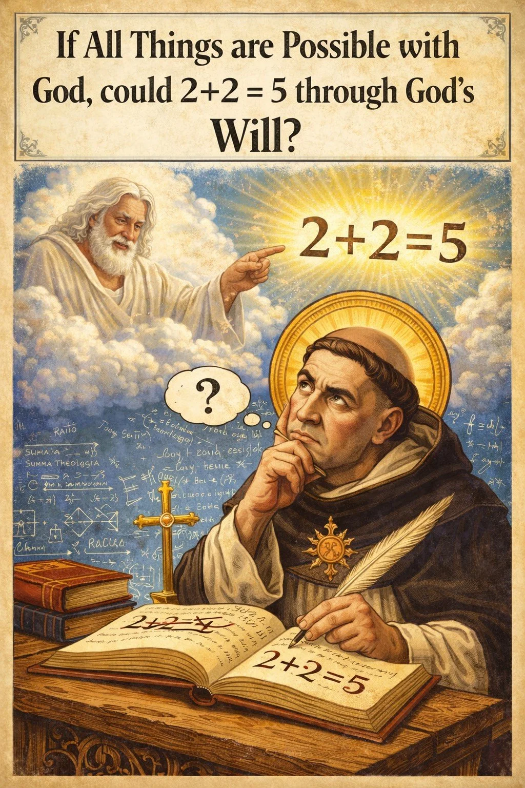 If All Things are Possible with God, Could 2+2 = 5 Through God’s Will?