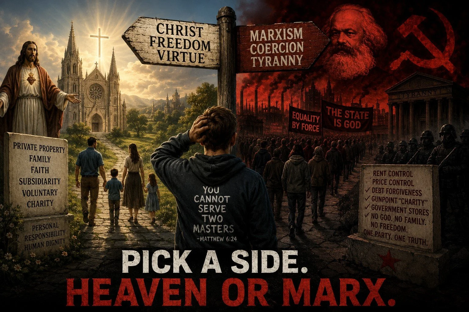 Pick a Side, Comrade: Why You Can’t Be a Catholic and a Democratic Socialist 