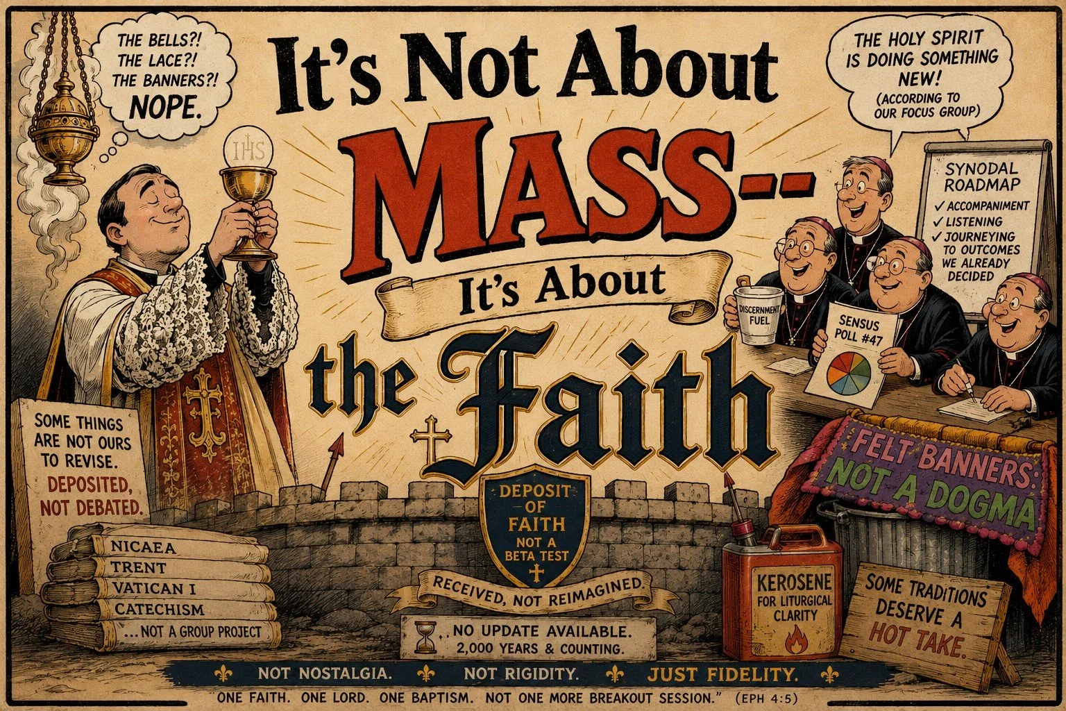 It’s Not About the Mass, or the Latin, or the incense—It’s the Faith…