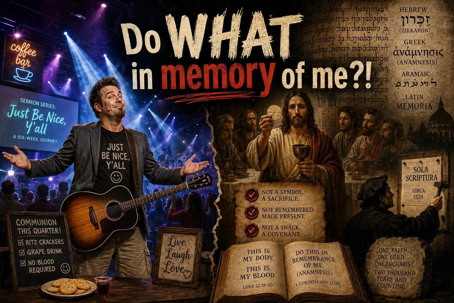 “Do WHAT in Memory of Me?”