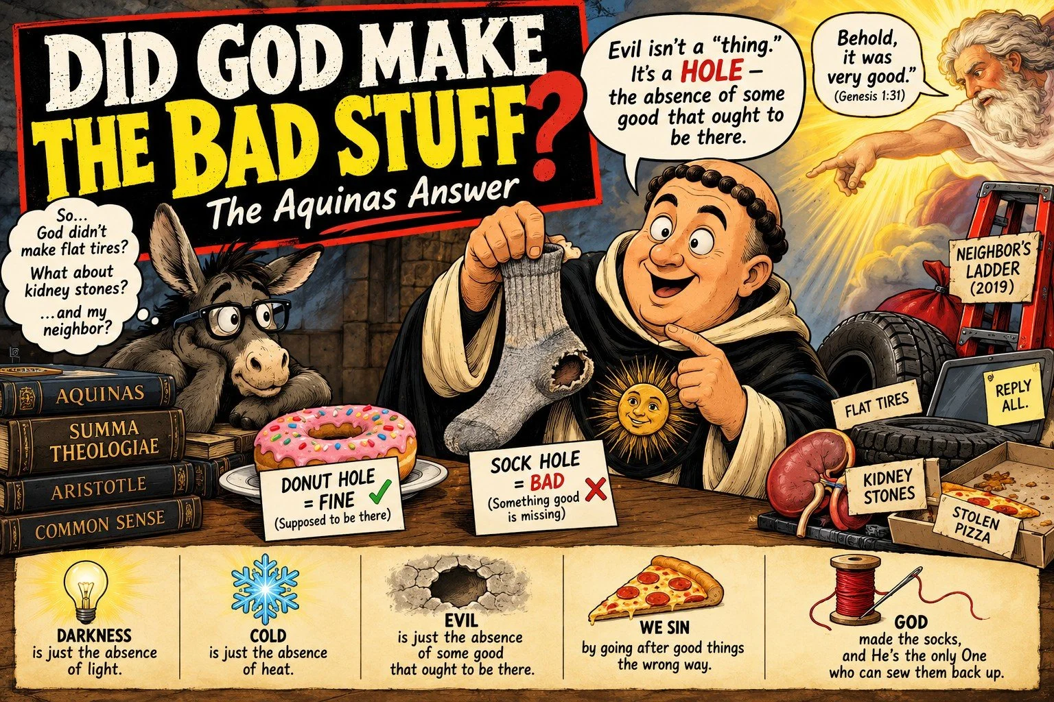 Aquinas for Dummies - The Donut Hole - The Problem of Evil