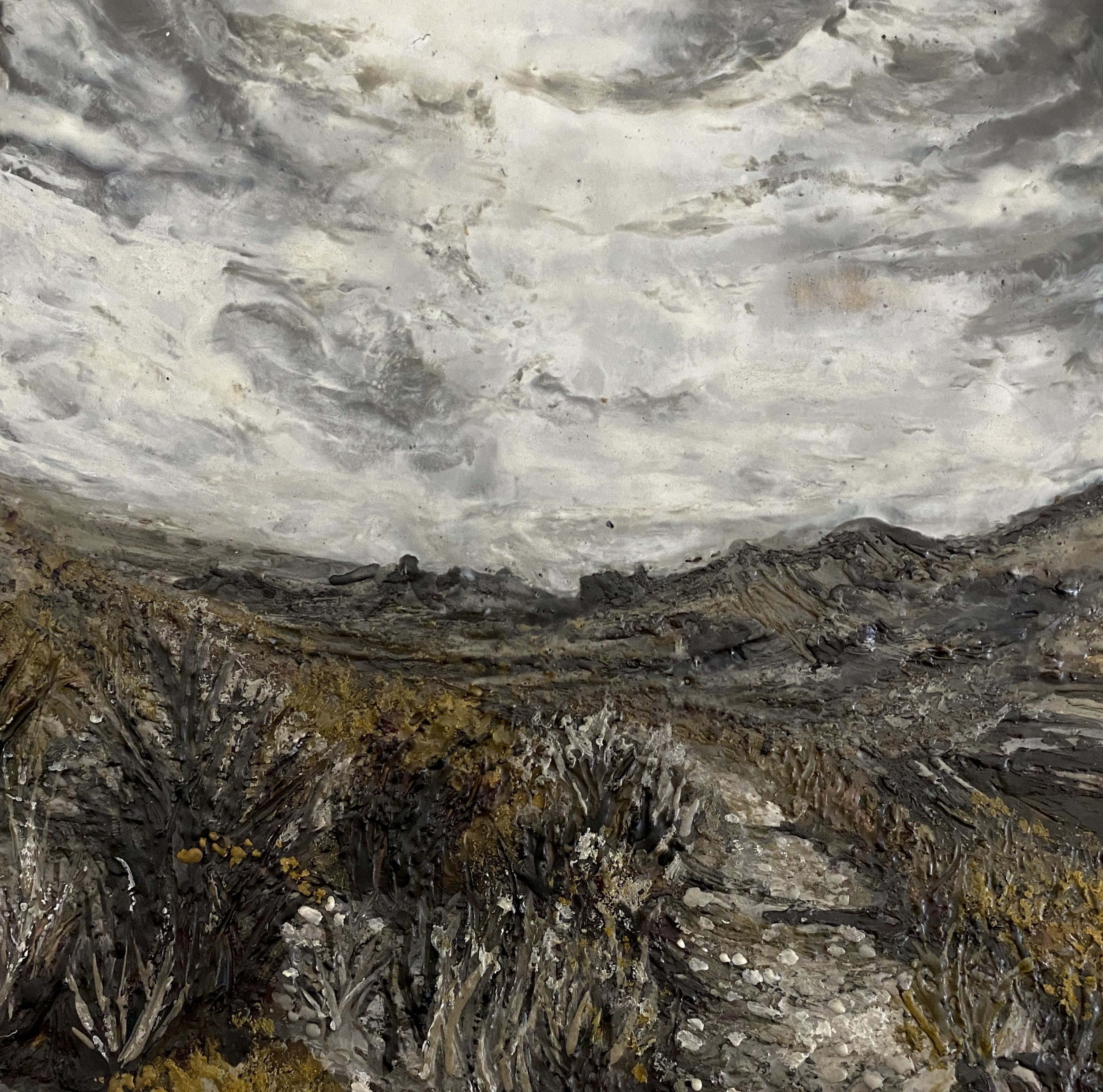Big Bend 2
encaustic on panel
12'' 12''