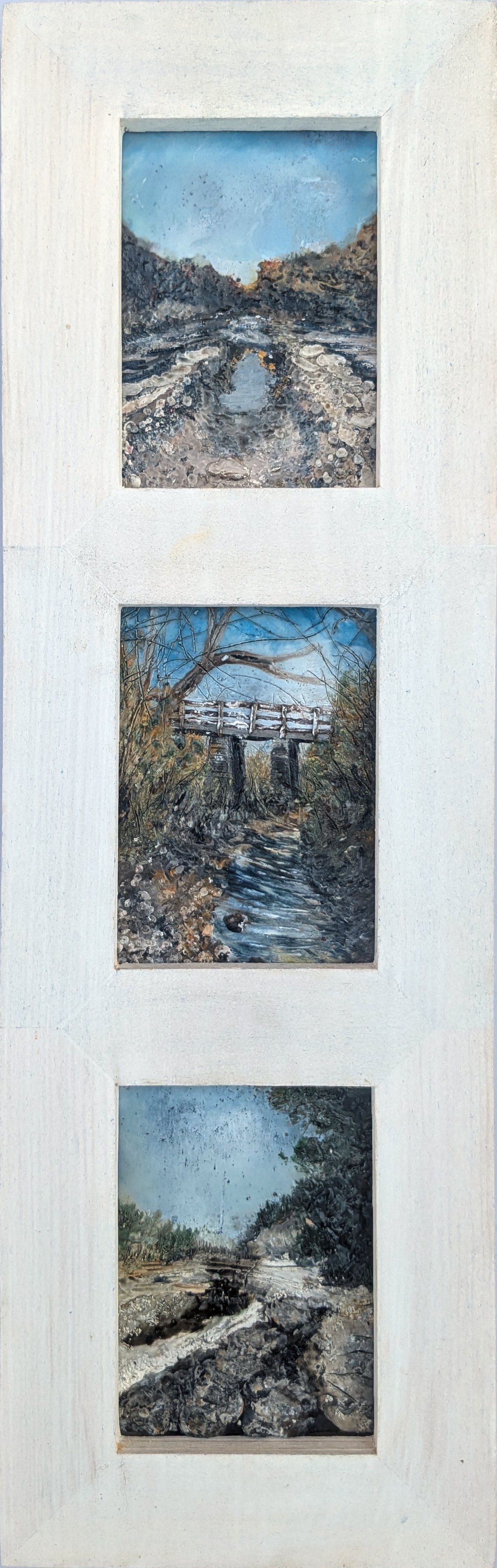 Window View 1
encaustic on panel
20.5'’ x 6.5'’