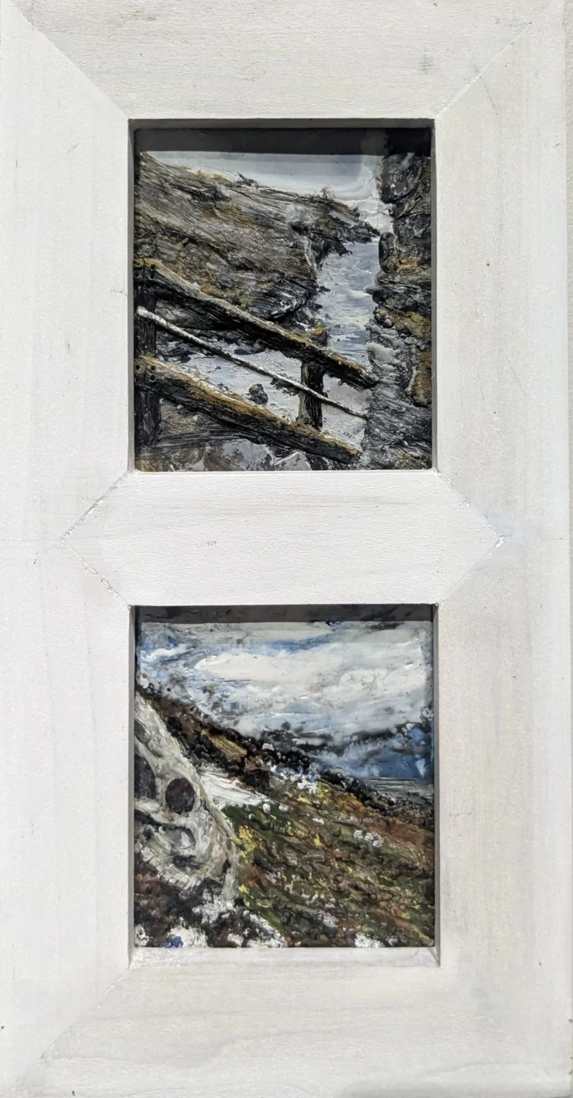 Window View 9
encaustic on panel 
12.5’’ x 6.5’’