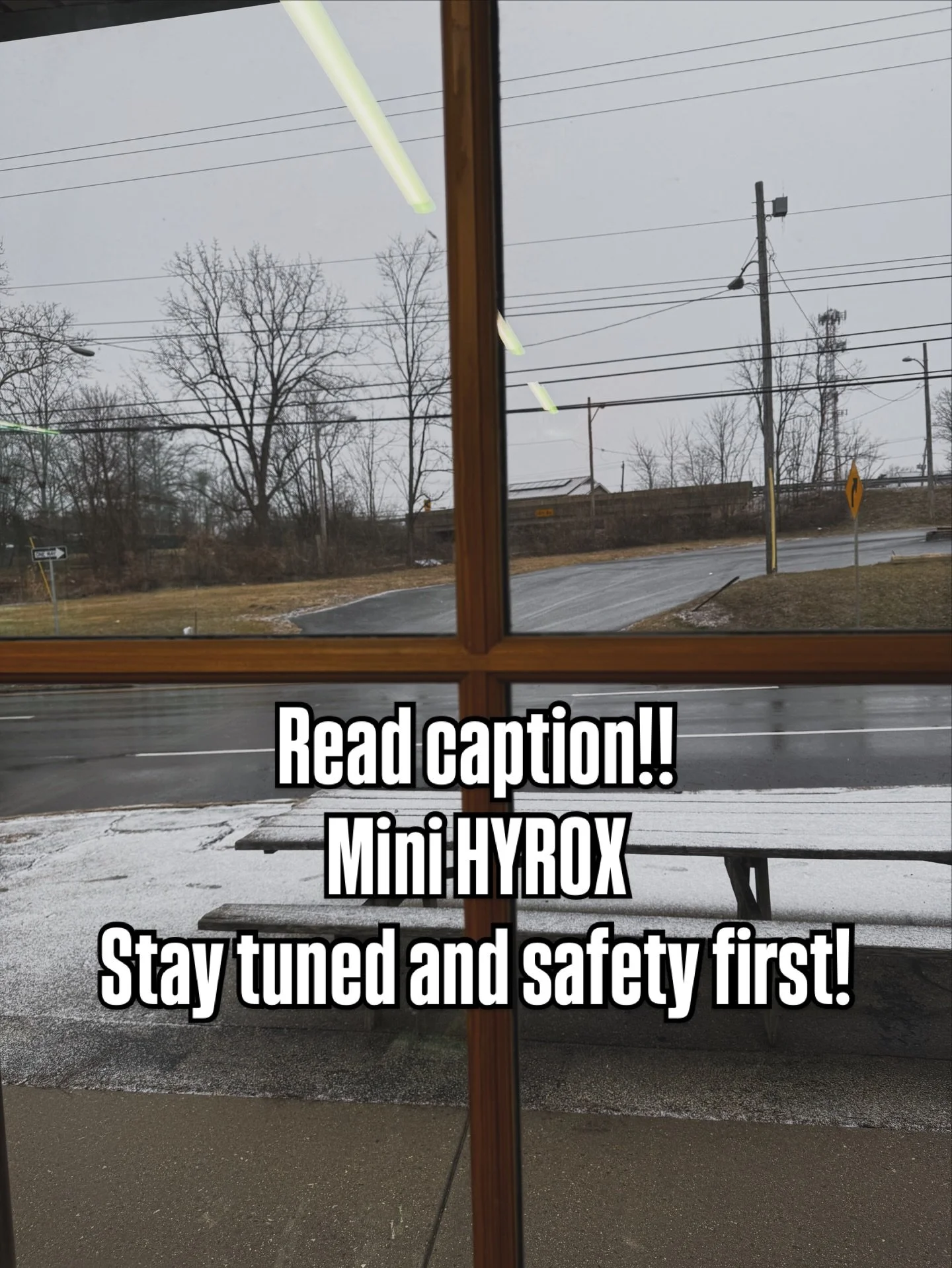 ⚠️ WEATHER UPDATE: Mini HYROX is ON ⚠️
Hey team, quick update regarding tomorrow&rsquo;s event at the Fitness Factory. We&rsquo;ve been watching the forecast, and while it looks like we&rsquo;re in for some winter weather (snow showers/35&deg;F), we 
