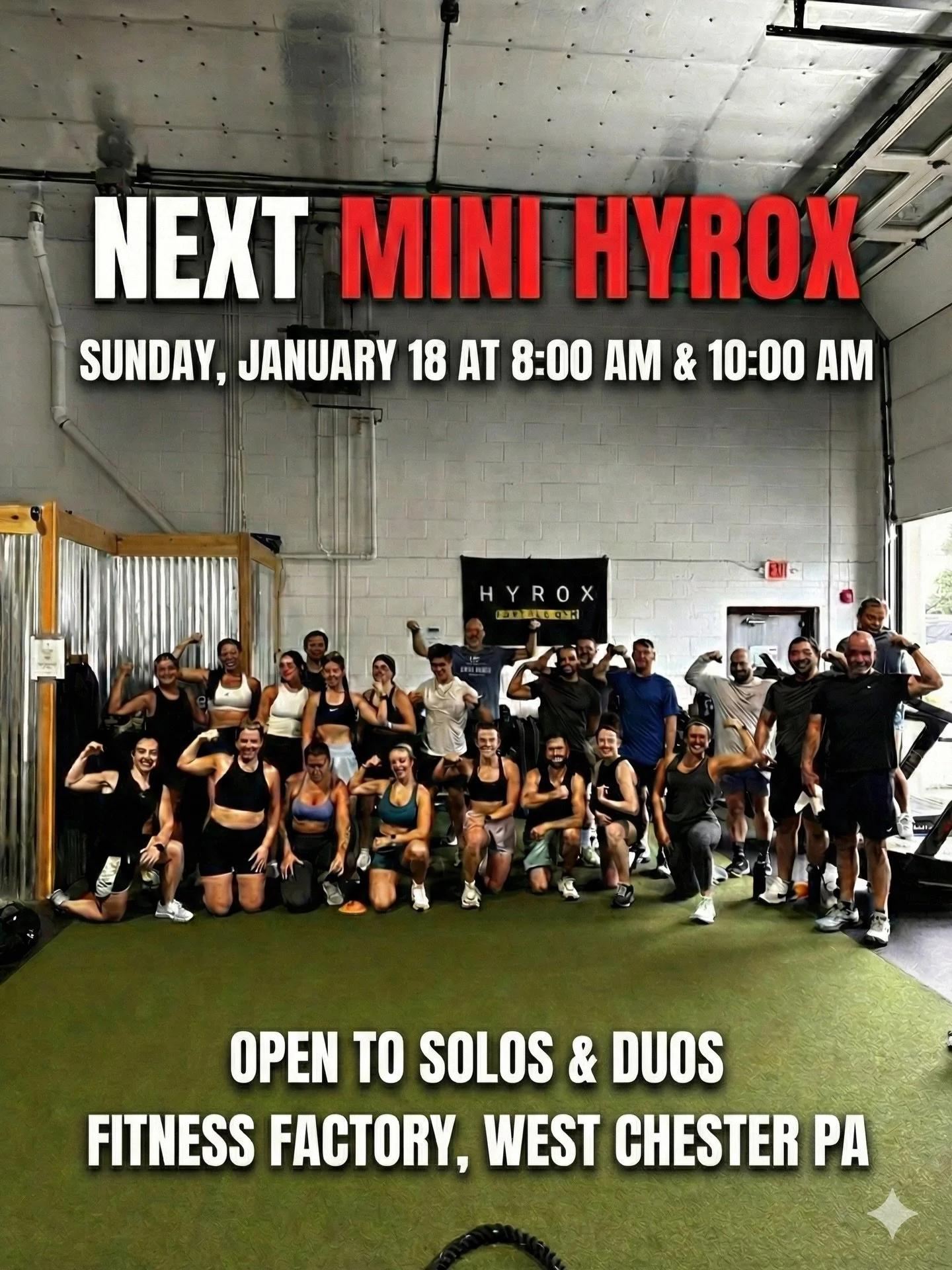 🚨 BIG UPDATES + THIS SUNDAY! 🚨
First off&mdash;huge shoutout to everyone signed up for this Sunday&rsquo;s Mini HYROX! 🏃&zwj;♂️💨 The energy is going to be electric.⚡️ 

Missed the list? There are still a few spots left! Grab yours now and start y