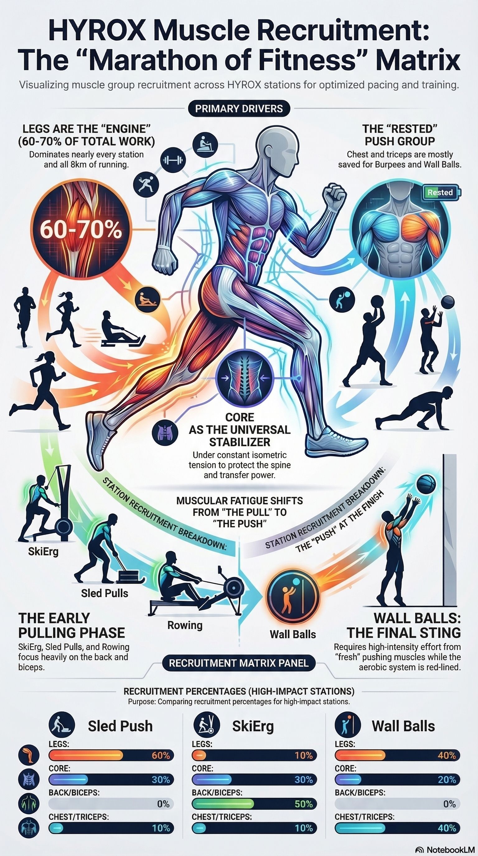 HYROX Muscle Recruitment Matrix 