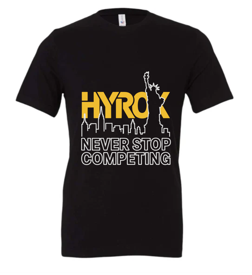 Womens HYROX Never Stop Competing T-shirt
