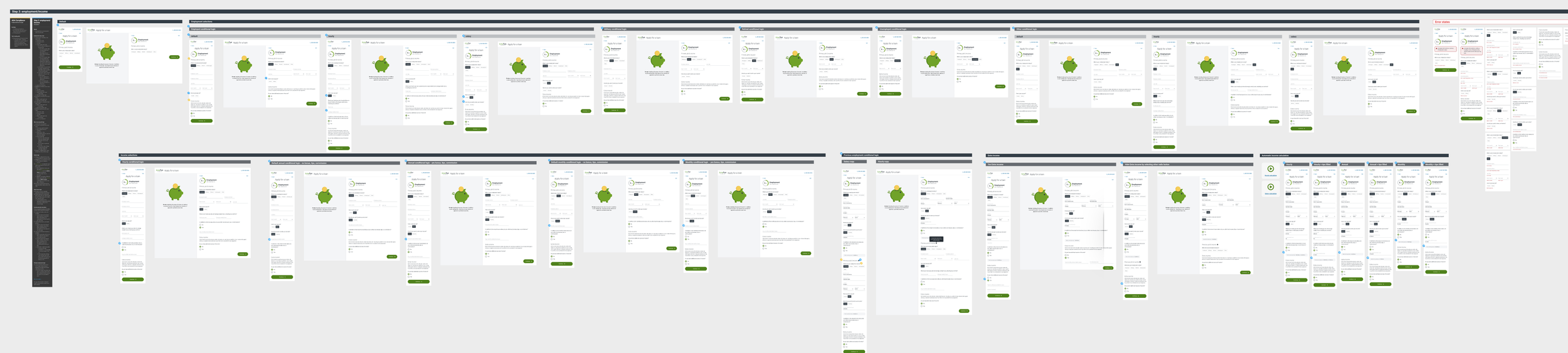 This is an example of the complexities and conditional logic of a single step in the entire flow.