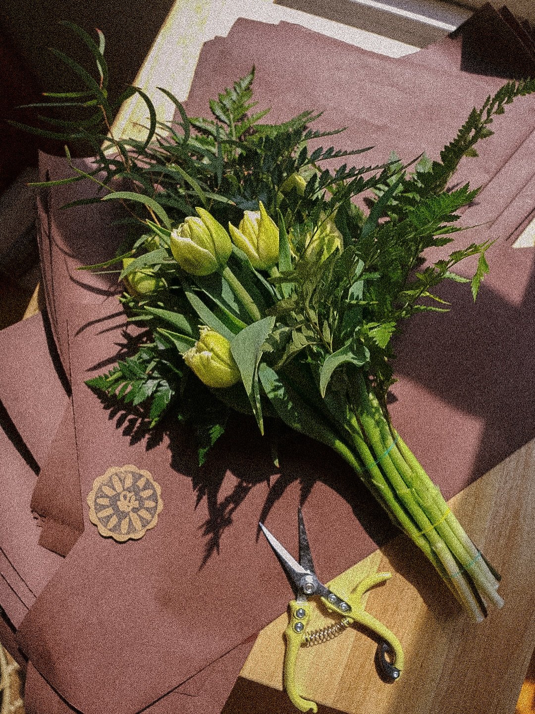 Easter bouquets available today and tomorrow! Send us a DM! Farm pick up or local delivery available โจ๐๐๐ฃ