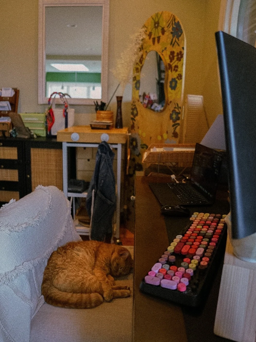 Who is responding to your emails today while Rachel is outside prepping the flower farm for planting and seeding ✨🙃💕🌱