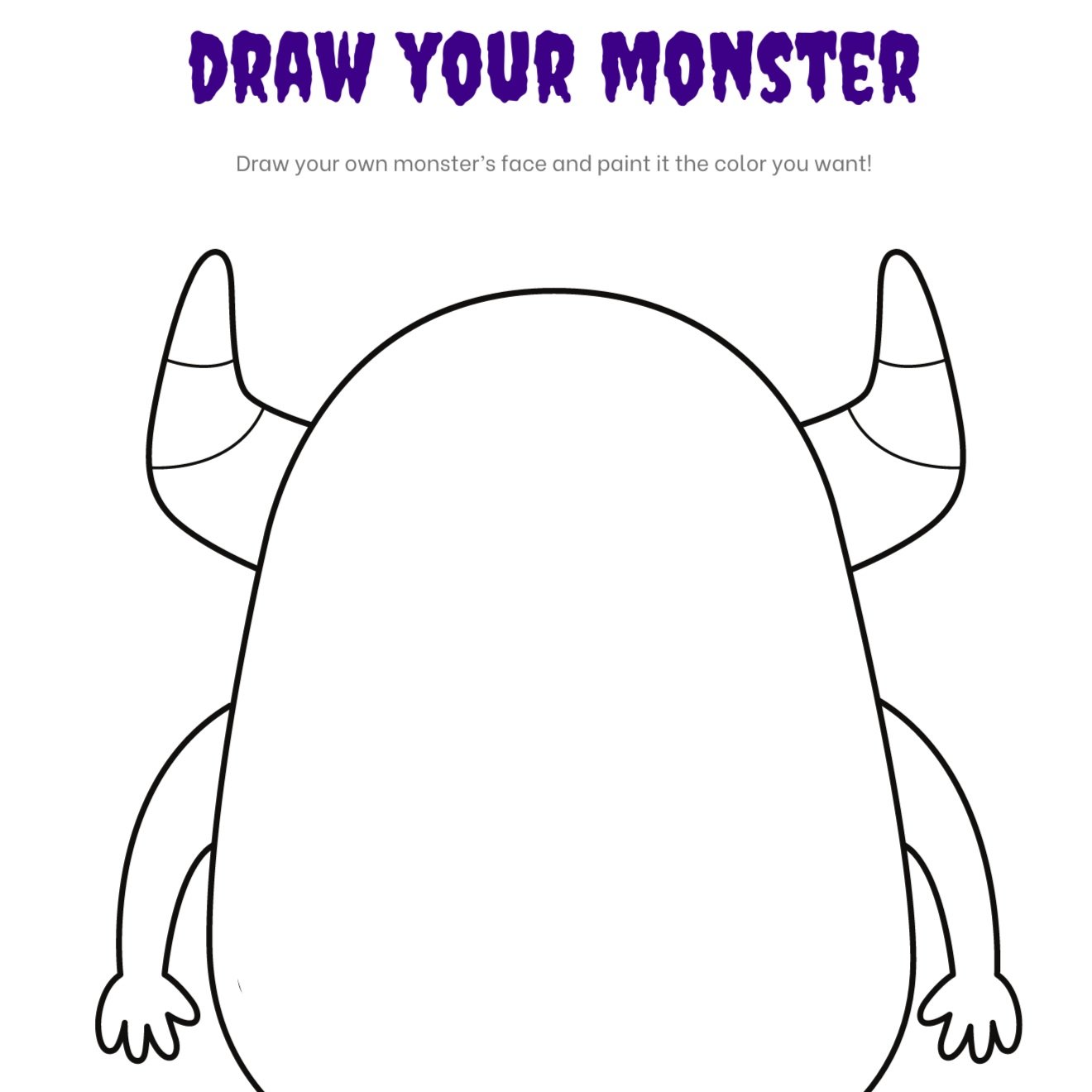 Halloween Creations Worksheet
