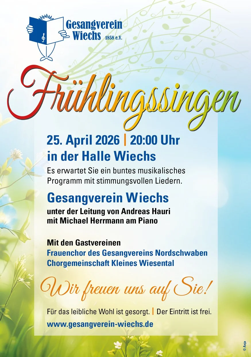 Herzliche Einladung zum Frühlingssingen