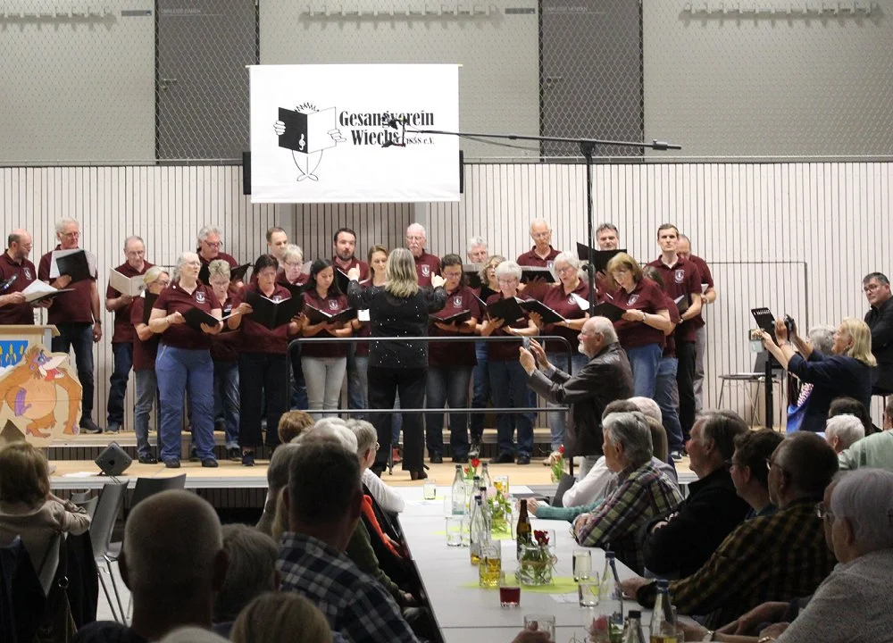 Die Chorgemeinschaft Kleines Wiesental begeistert das Publikum 