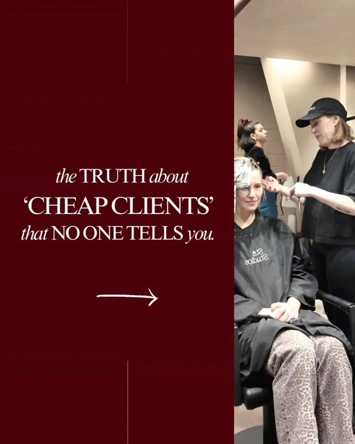 &ldquo;I used to think discounting my services was the only way to stay fully booked. Spoiler: It&rsquo;s NOT.&rdquo;&rdquo;

✨ Here&rsquo;s the truth about &lsquo;cheap clients&rsquo;:
1️⃣ They demand more and value less.
2️⃣ They&rsquo;re quick to 