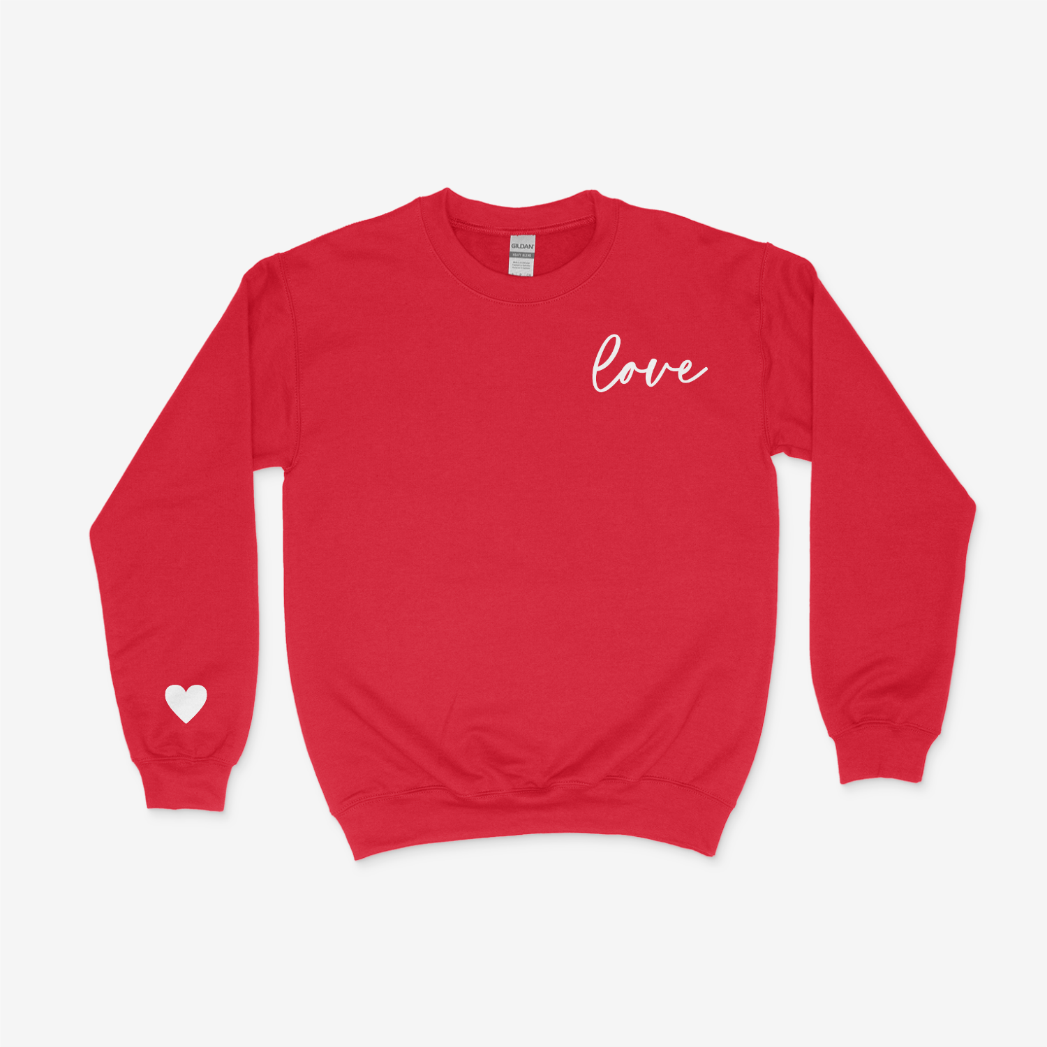 Heart On Your Sleeve Crewneck Sweatshirt