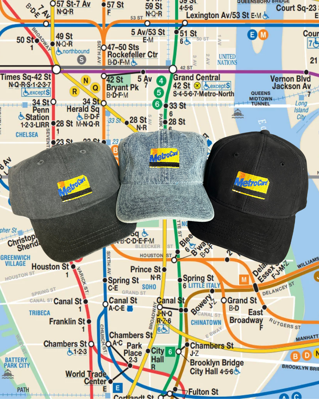 NYC Metrocard Baseball Hat
