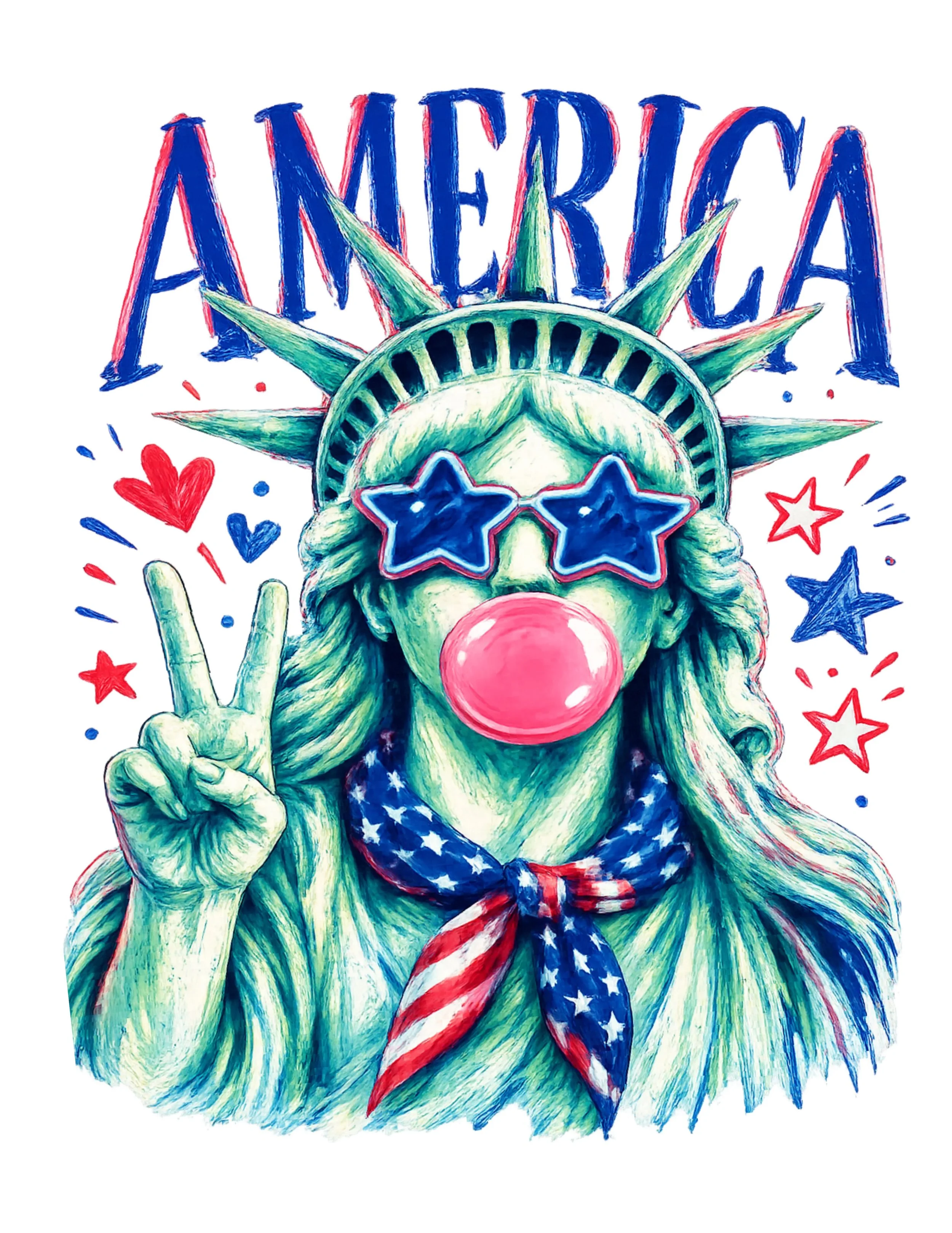 Lady Liberty Tee/Tank