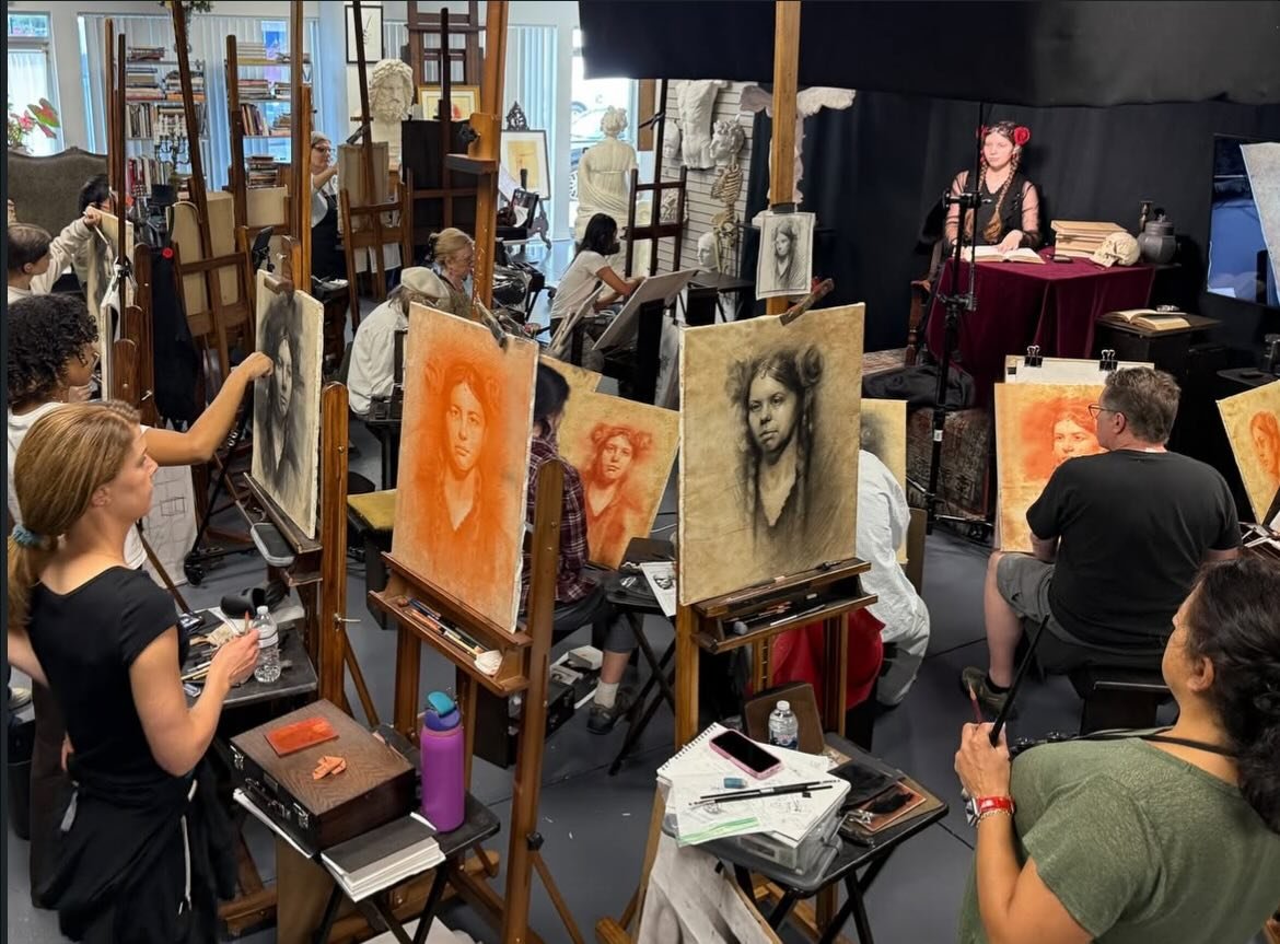 Learning to draw well takes time, patience, and the right guidance 🤍

Our Online Atelier is designed to help you build strong foundations at your own pace, with rolling enrollment so you can begin whenever you&rsquo;re ready. From master copy projec
