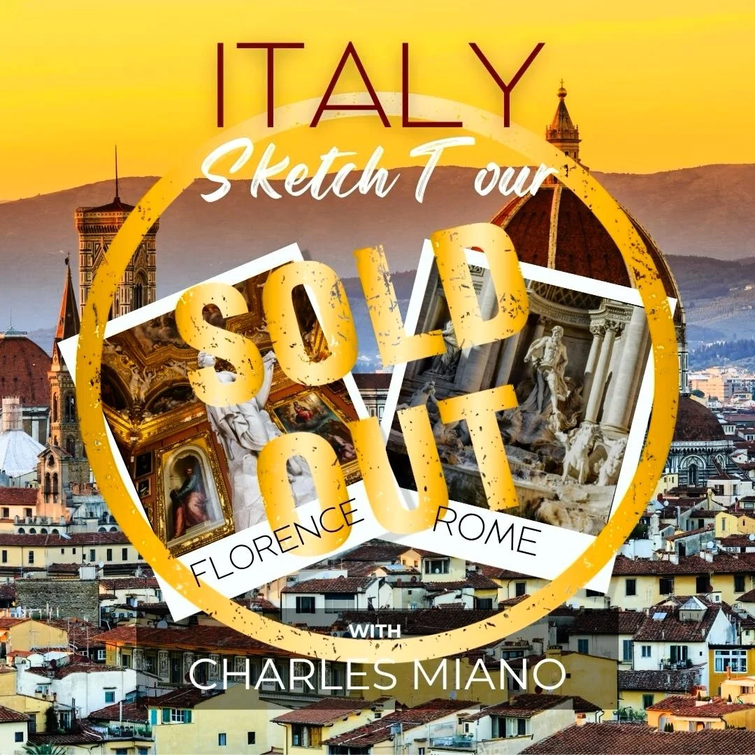 Both weeks of our Italy Sketchbook Tour are officially SOLD OUT 🇮🇹✨

We&rsquo;re beyond grateful for the incredible response to our Florence and Rome tour&mdash;thank you to every artist joining us on this journey. Your enthusiasm and passion made 