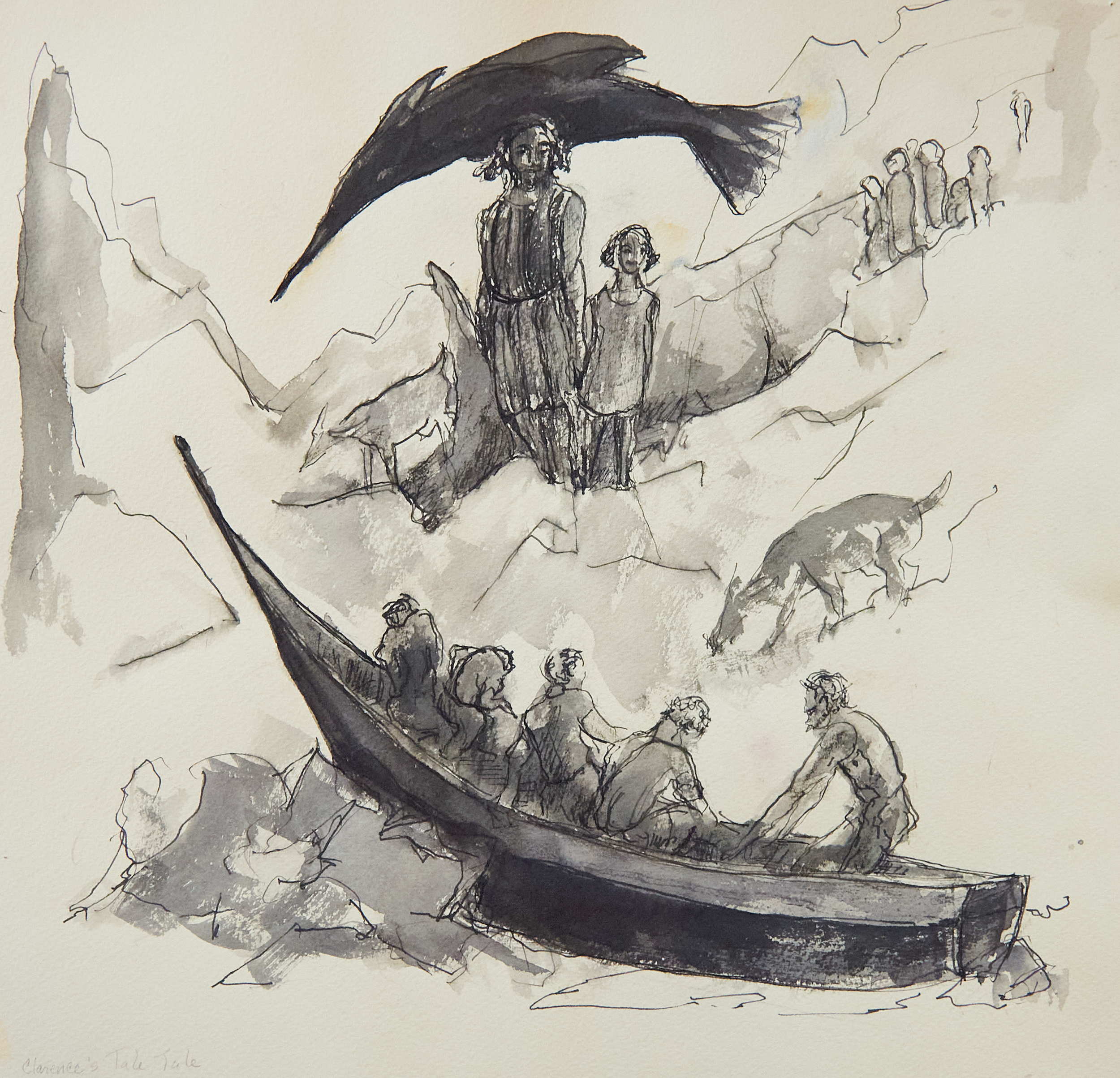 Clarence's Tall Tale, 15 x 15