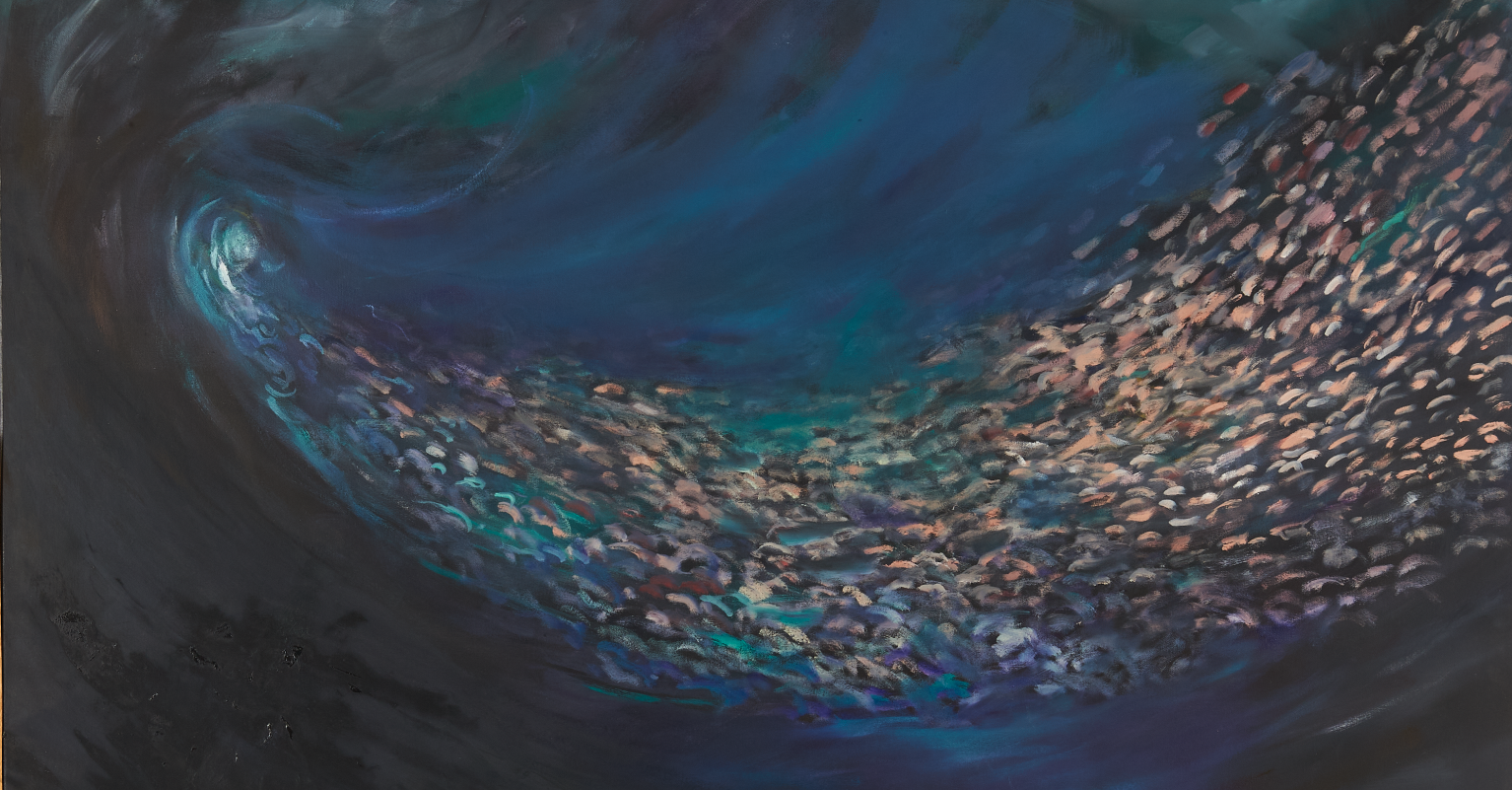 Time's Monologue, 40 x 47 3/4
