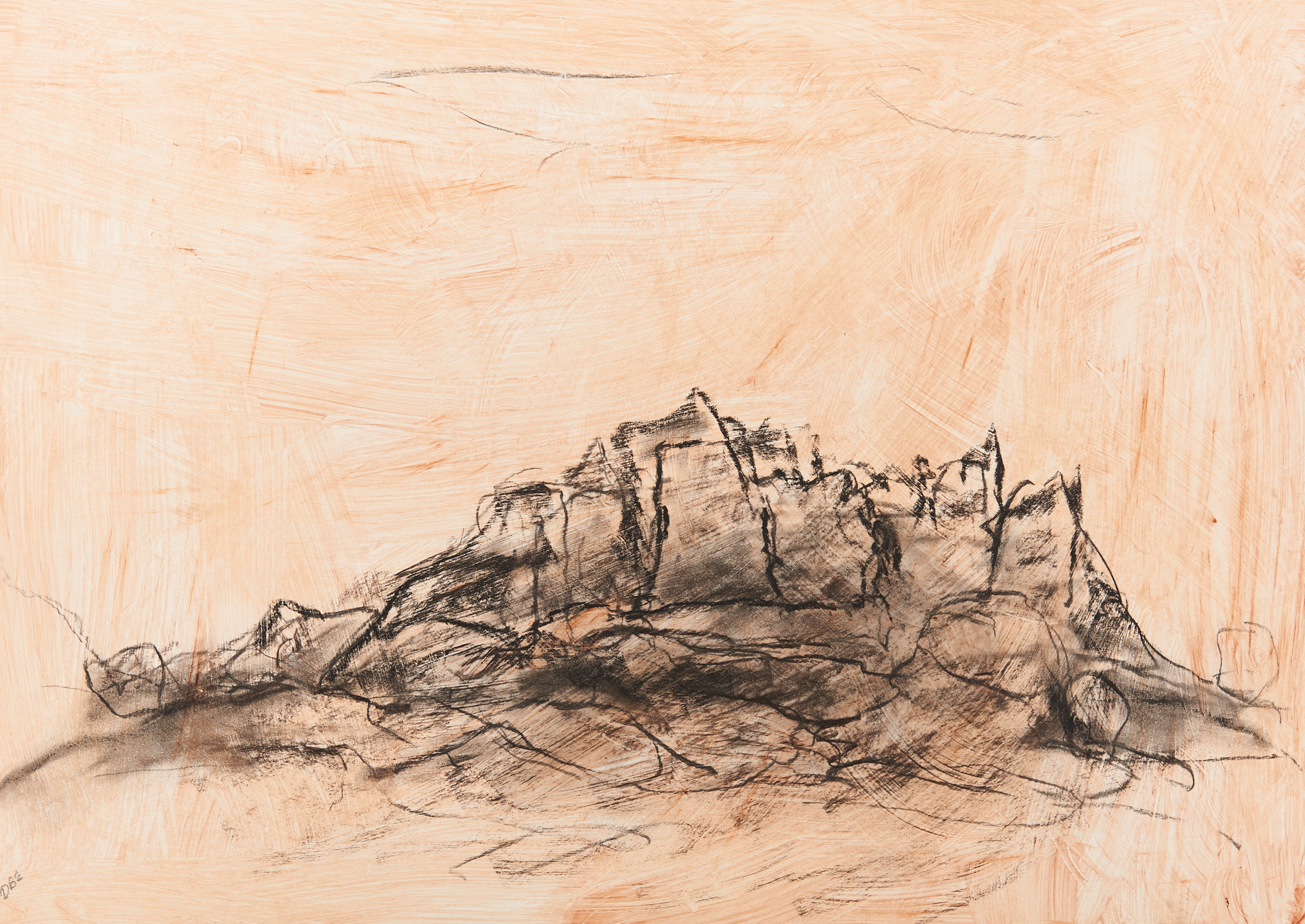 Mountains and Water, 22 1/2 x 30