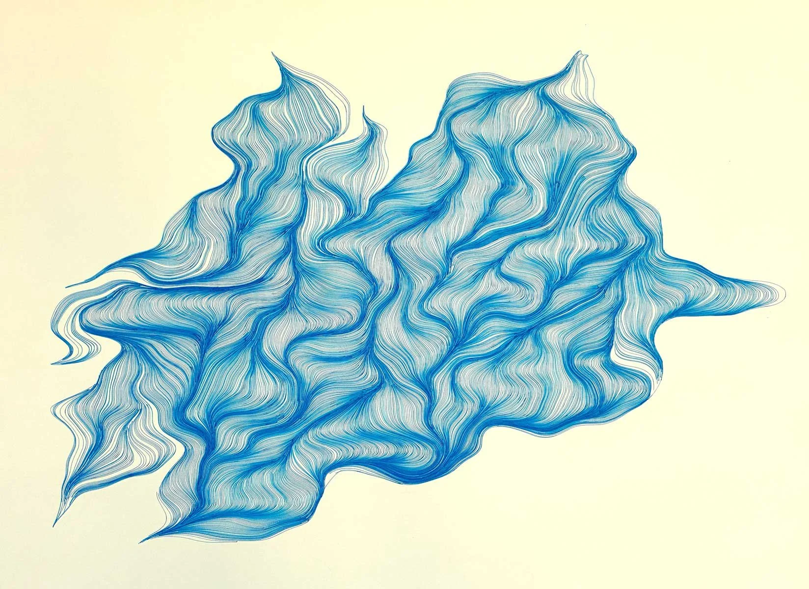 Form - Abstraction in Blue