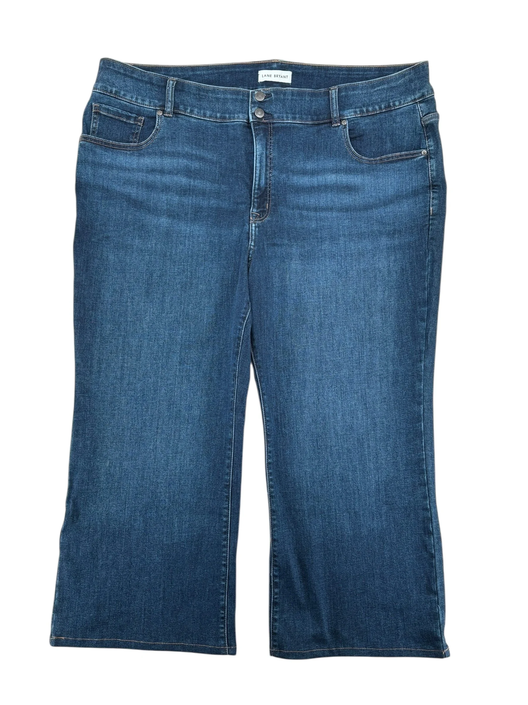 Lane Bryant Jeans Tummy Control Boot Cut High Rise Dark Wash (Size 26)