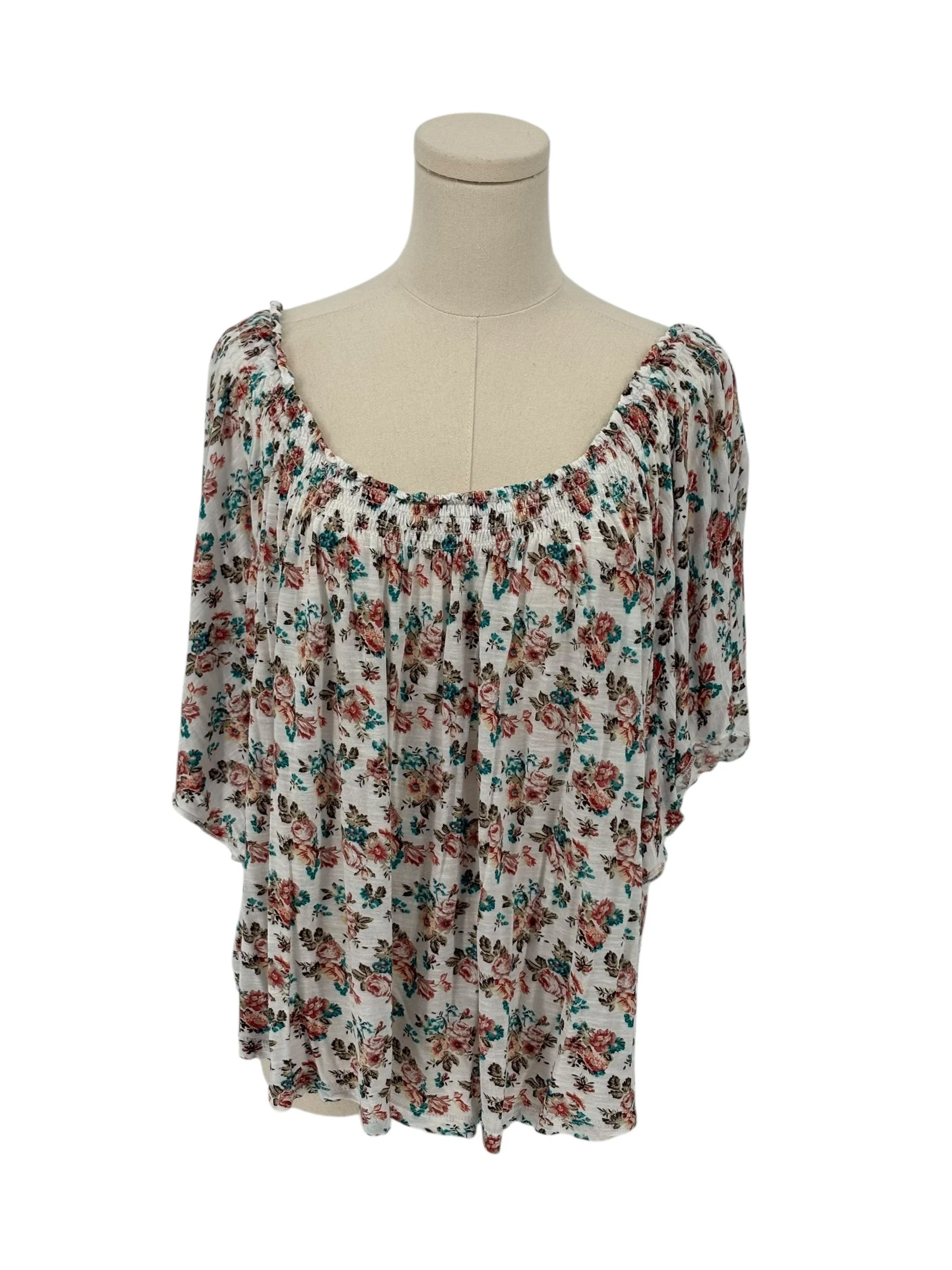 American Rag Floral Off Shoulder Blouse Top (Size 3X)
