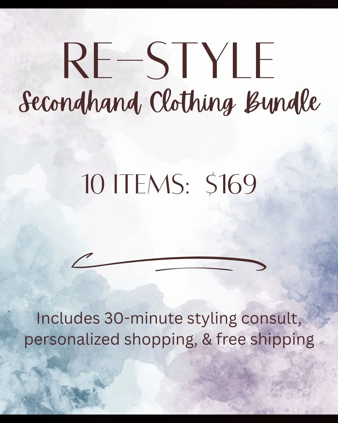 Re-Style Secondhand Clothing Bundle (10 Items)