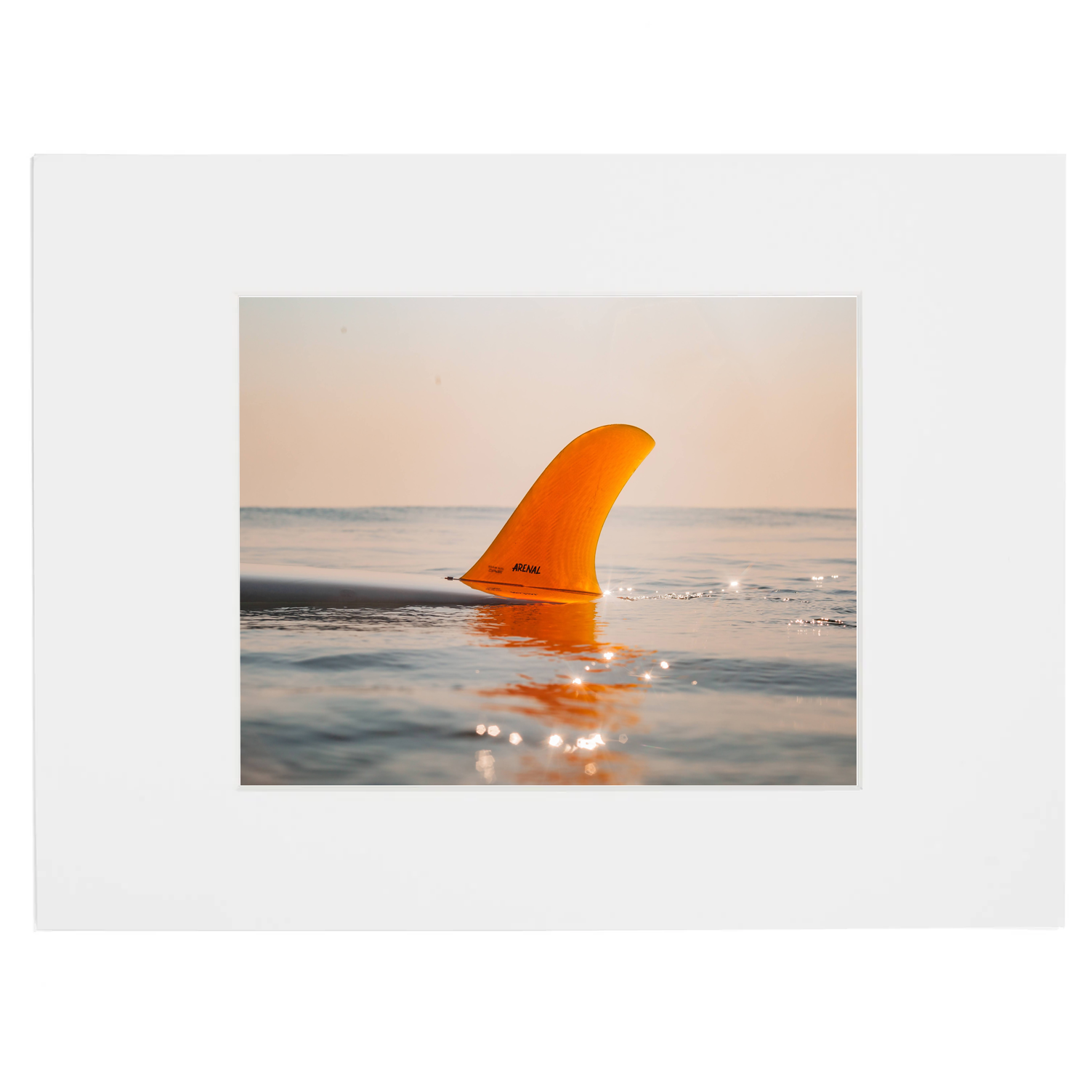 Single Fin Matted Print