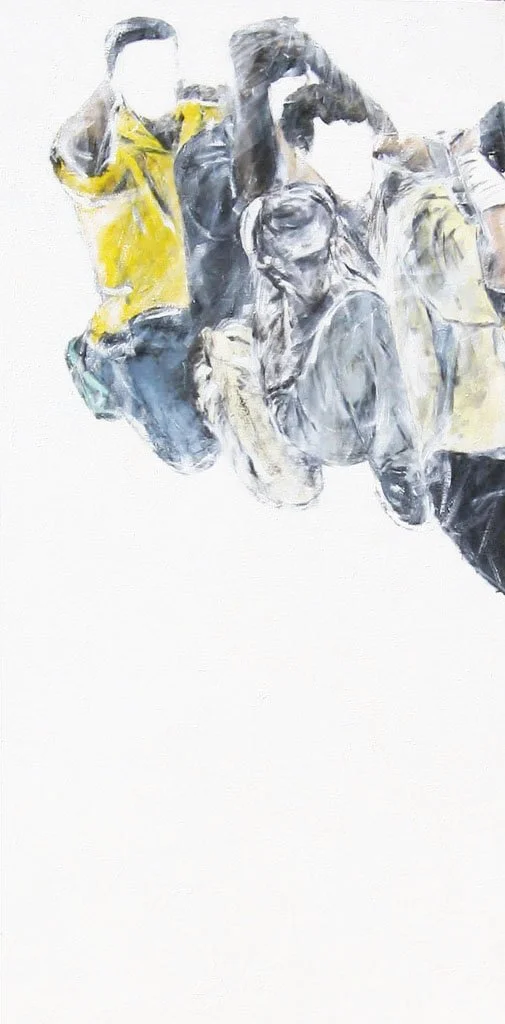 2007, Oil on canvas, 58 x 28 in.