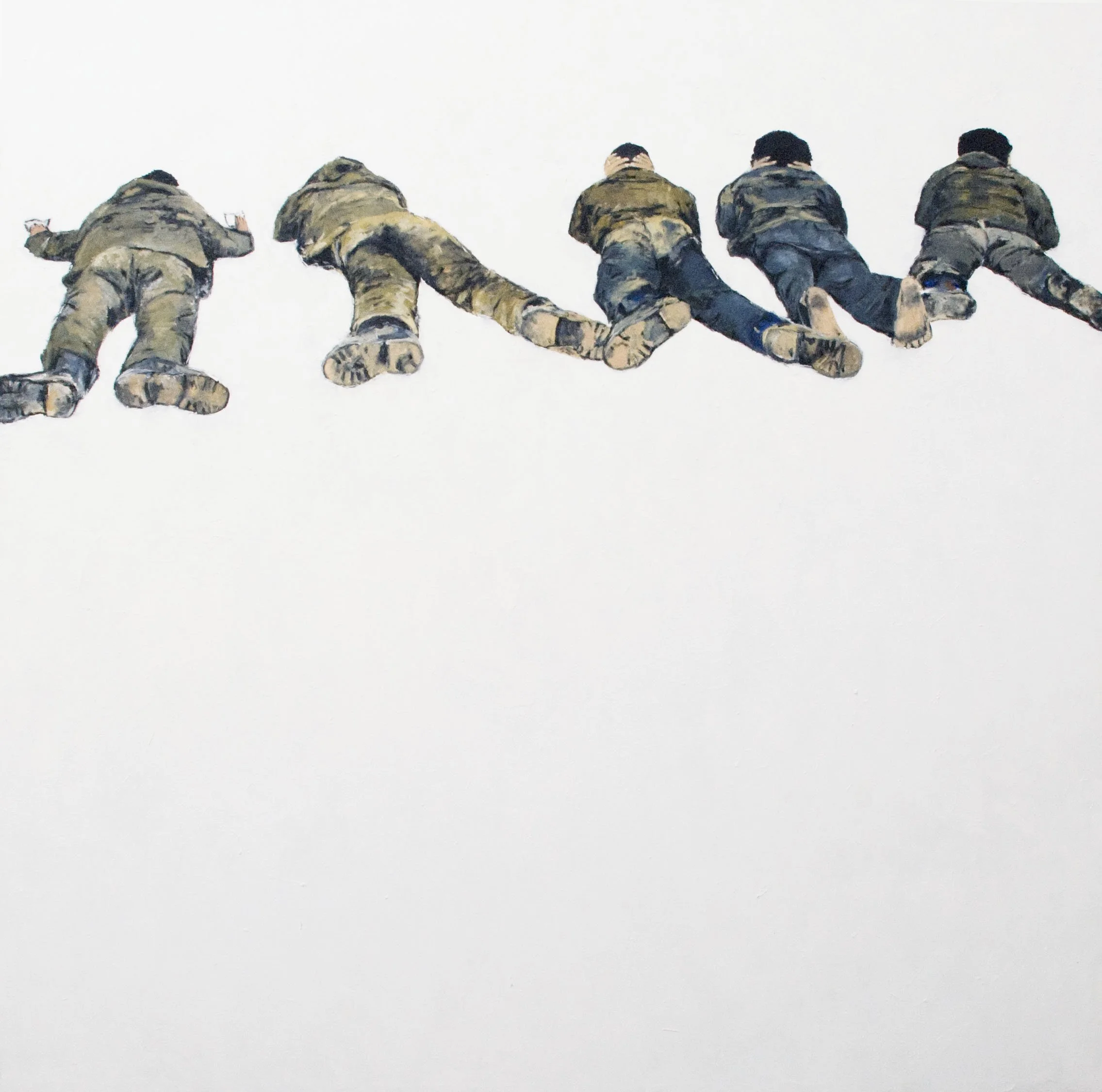 2008, Oil on canvas, 58 x 58 in. 