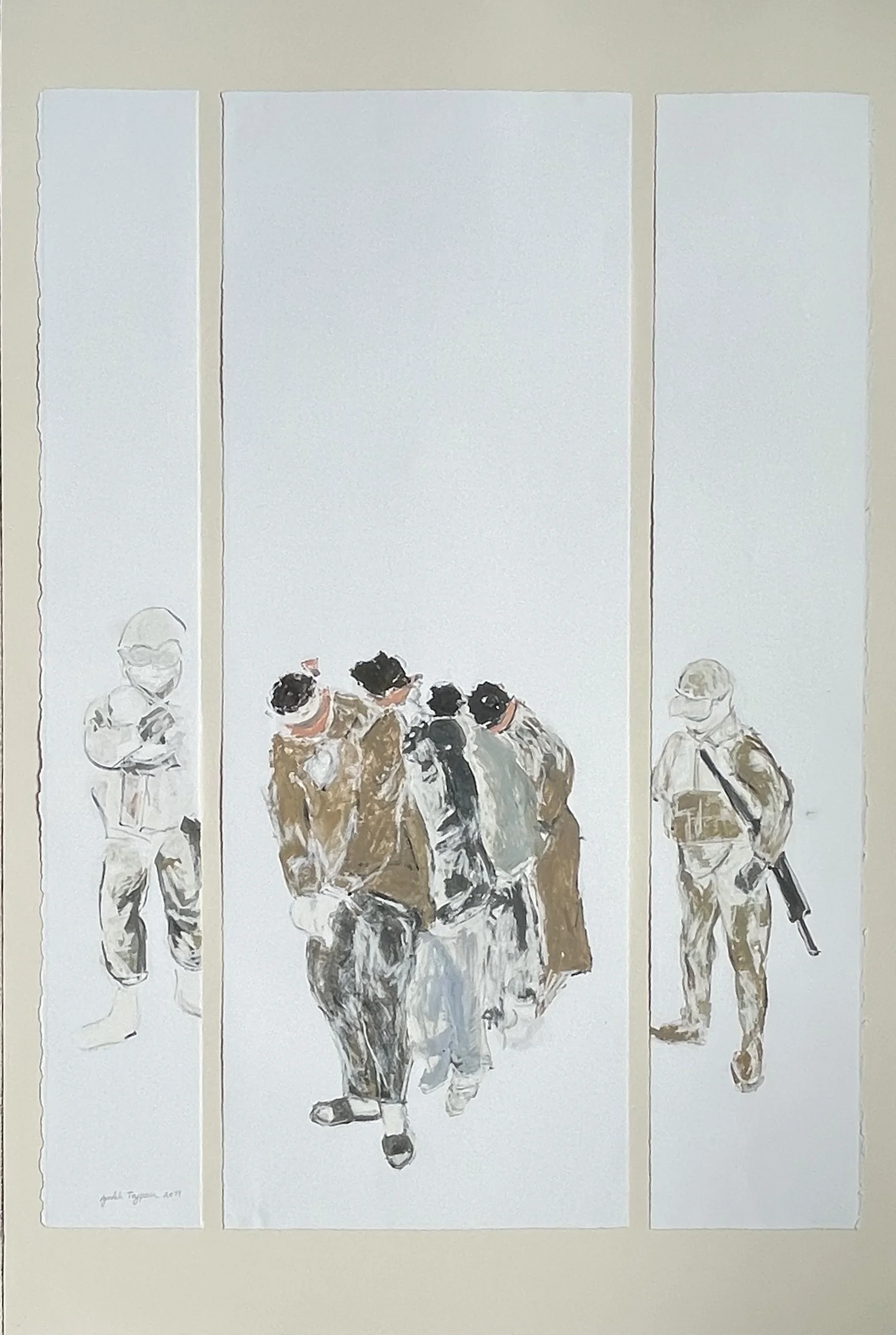 2011, Monotype on paper, 1/1, with master printer Melissa Braggins of Pond Press