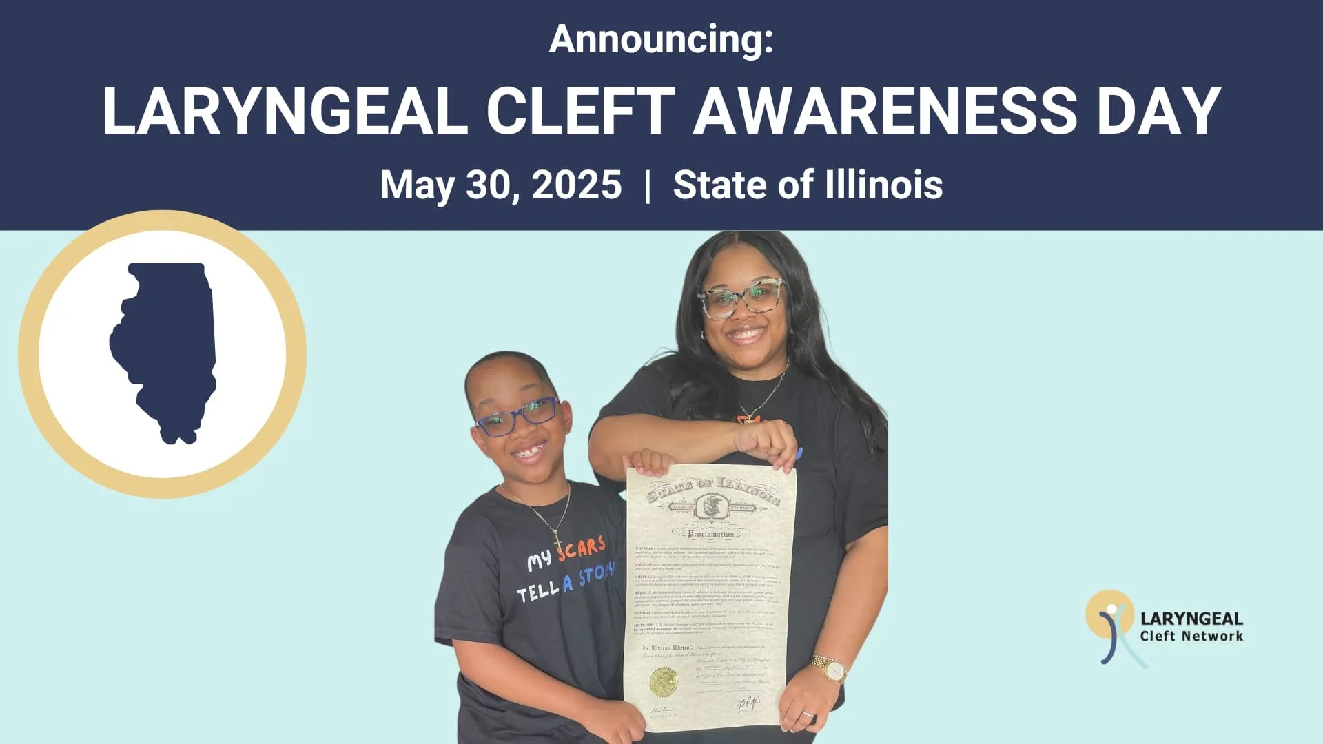 Illinois Proclaims Laryngeal Cleft Awareness Day