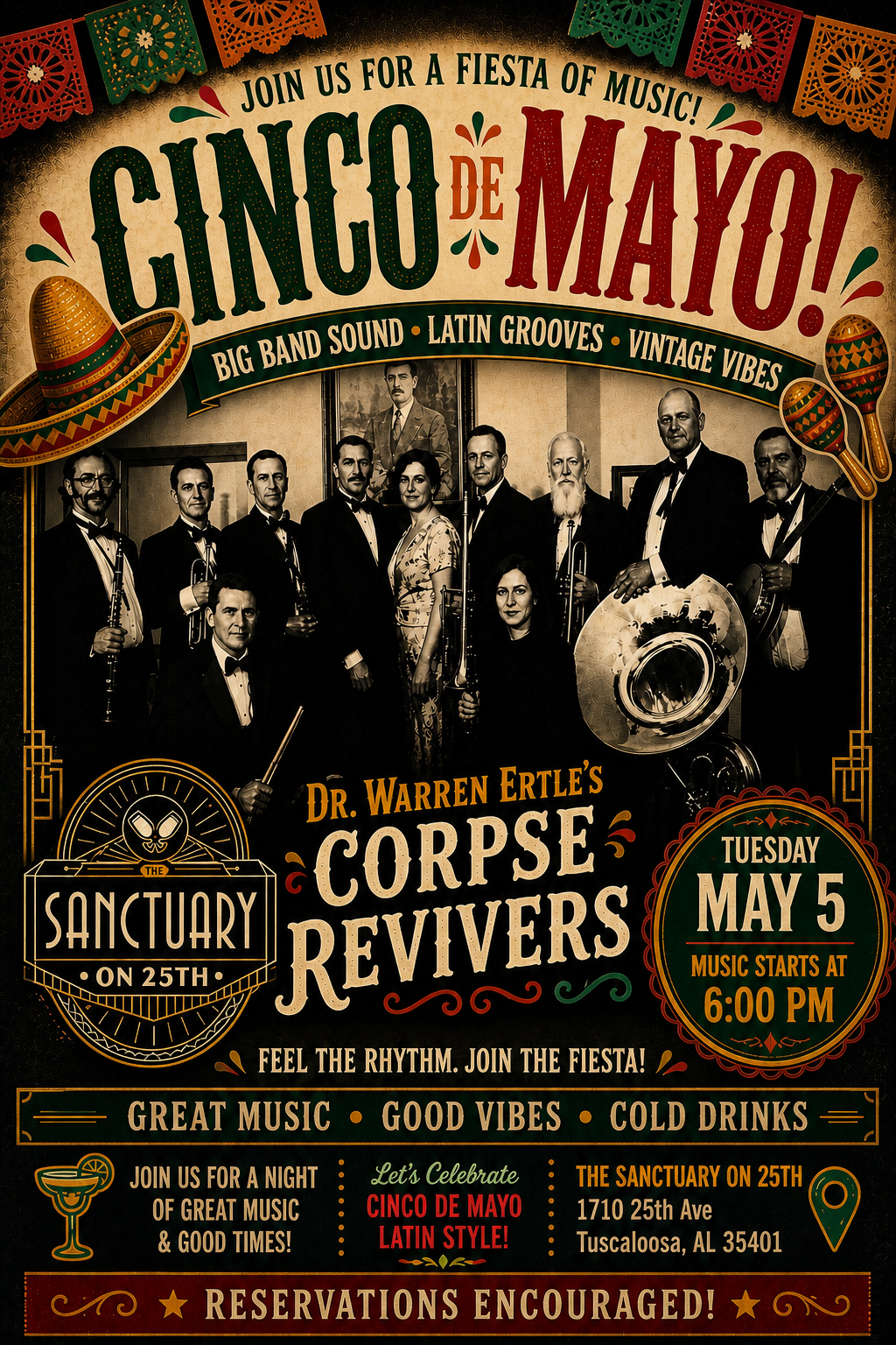 Cinco de Mayo with Warren Ertle's Corpse Revivers Orchestra