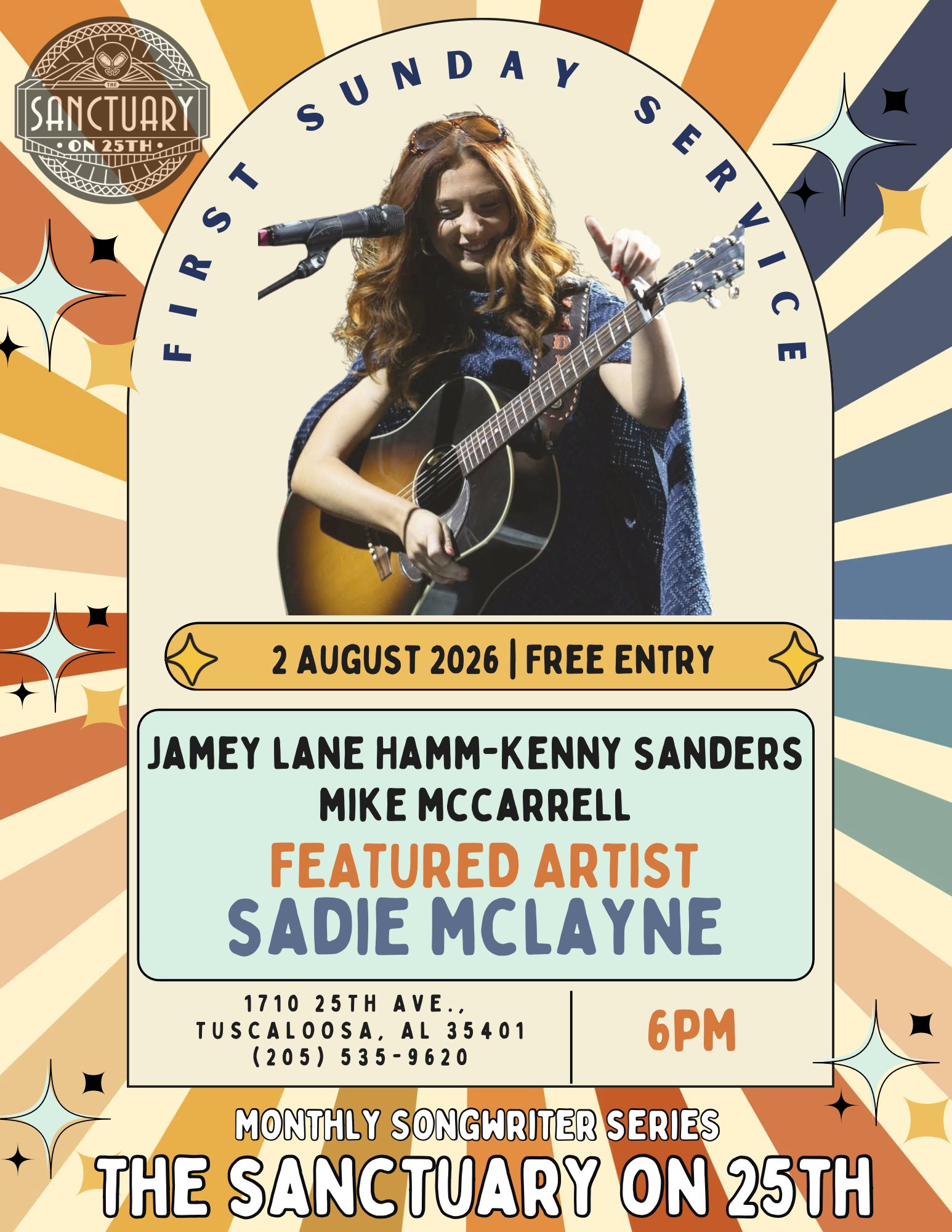 First Sunday Service Songwriters Round