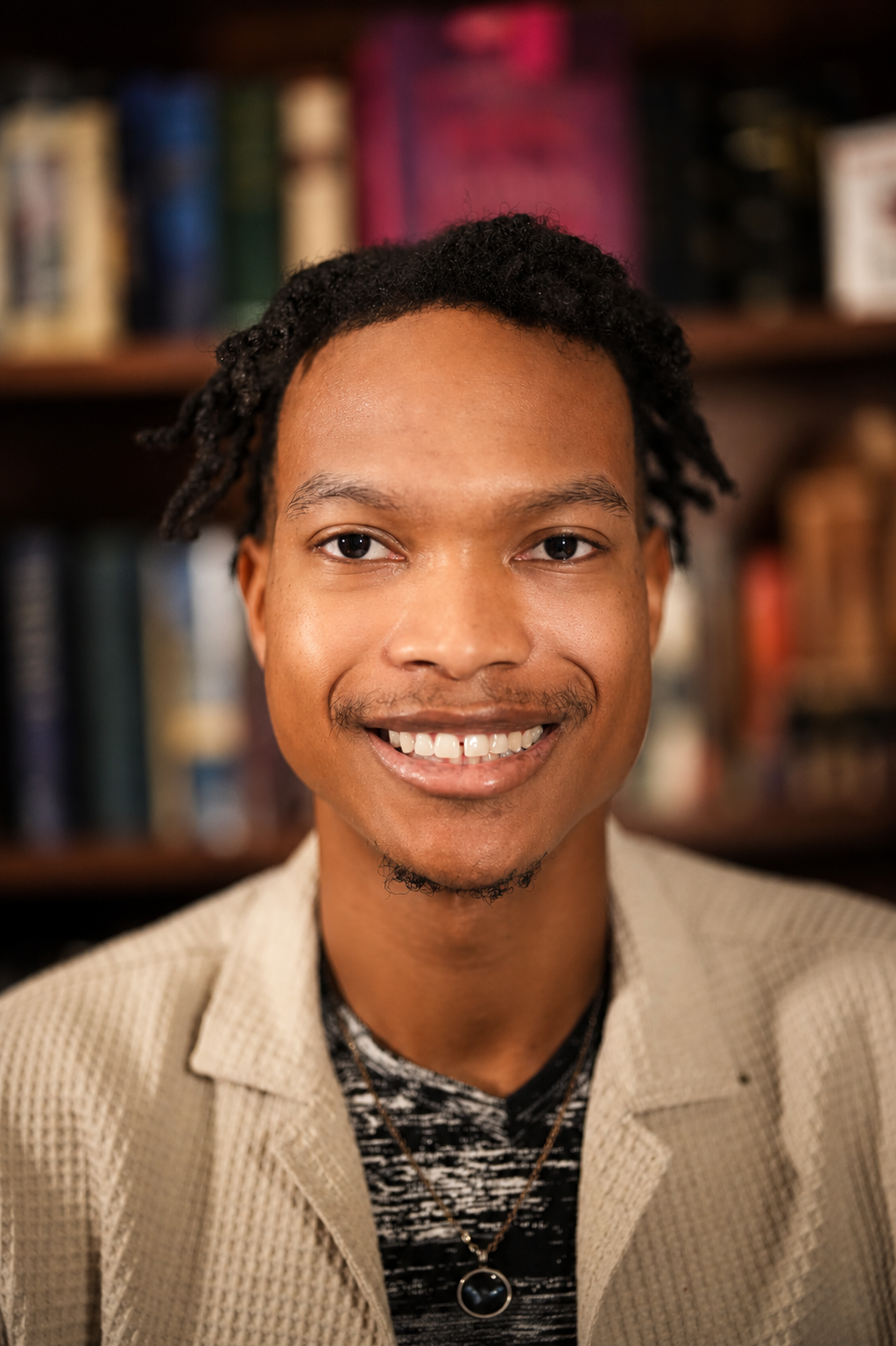 Joshua Ford smiles for his author photo, featured in Book 1 of The Chronicles of BillyBobJoeJoe