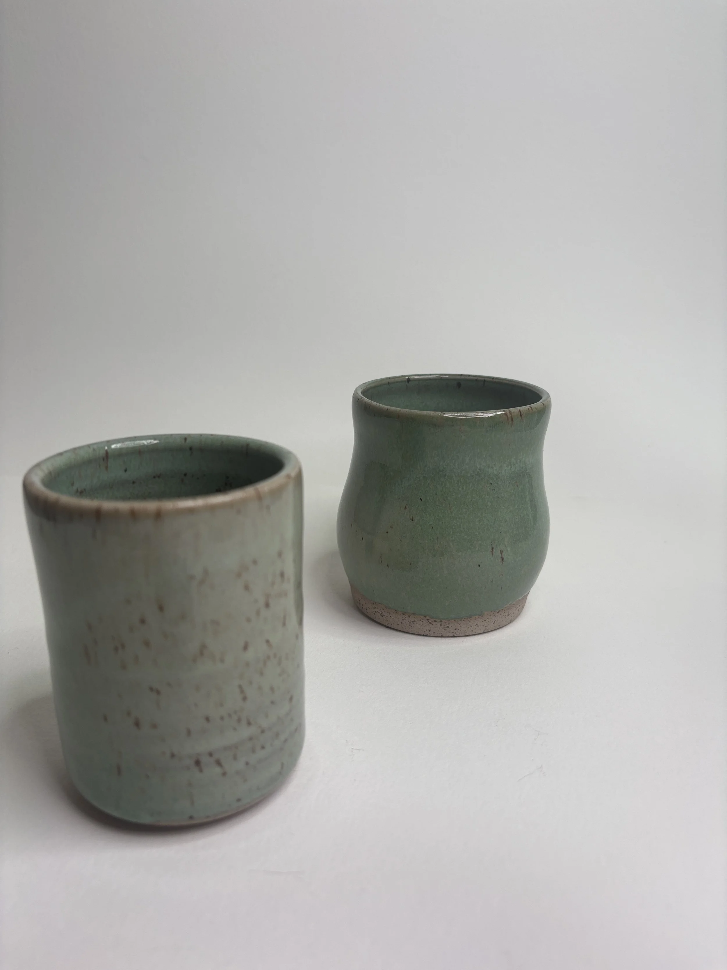 Rain Sea Green Cups